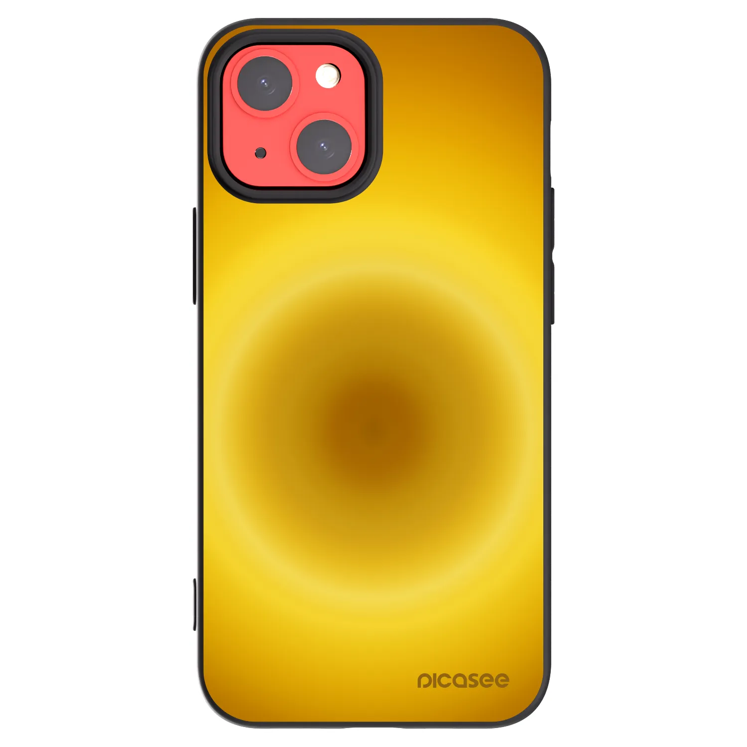 Picasee silikónový čierny obal pre Apple iPhone 13 mini - Solar Pulse
