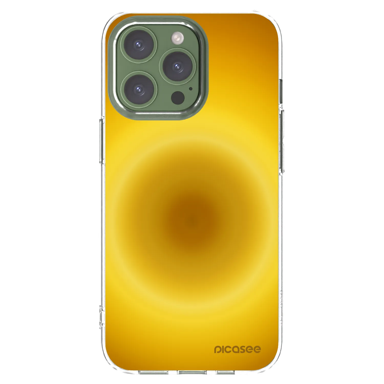 Picasee silikónový prehľadný obal pre Apple iPhone 13 Pro - Solar Pulse