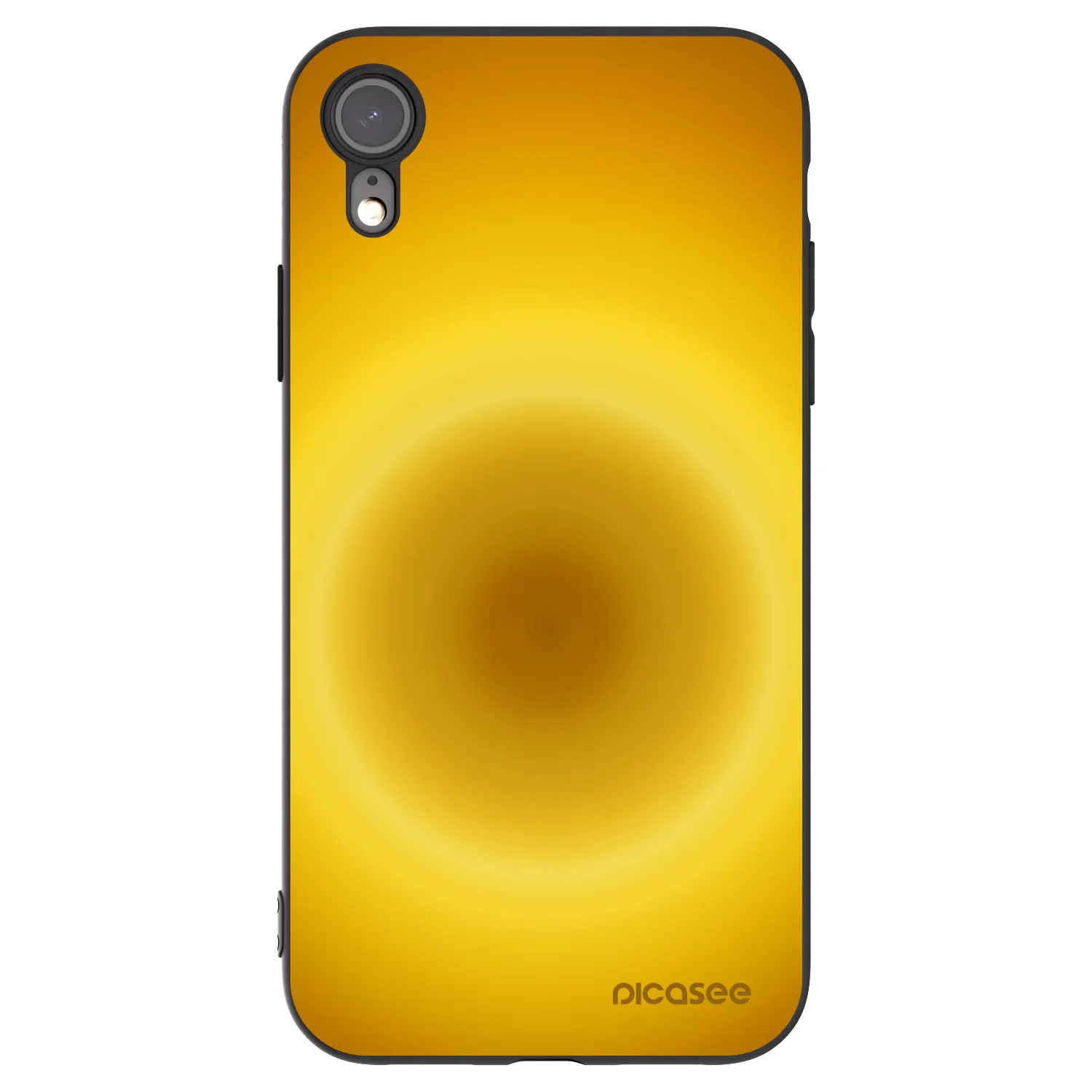 Picasee silikónový čierny obal pre Apple iPhone XR - Solar Pulse