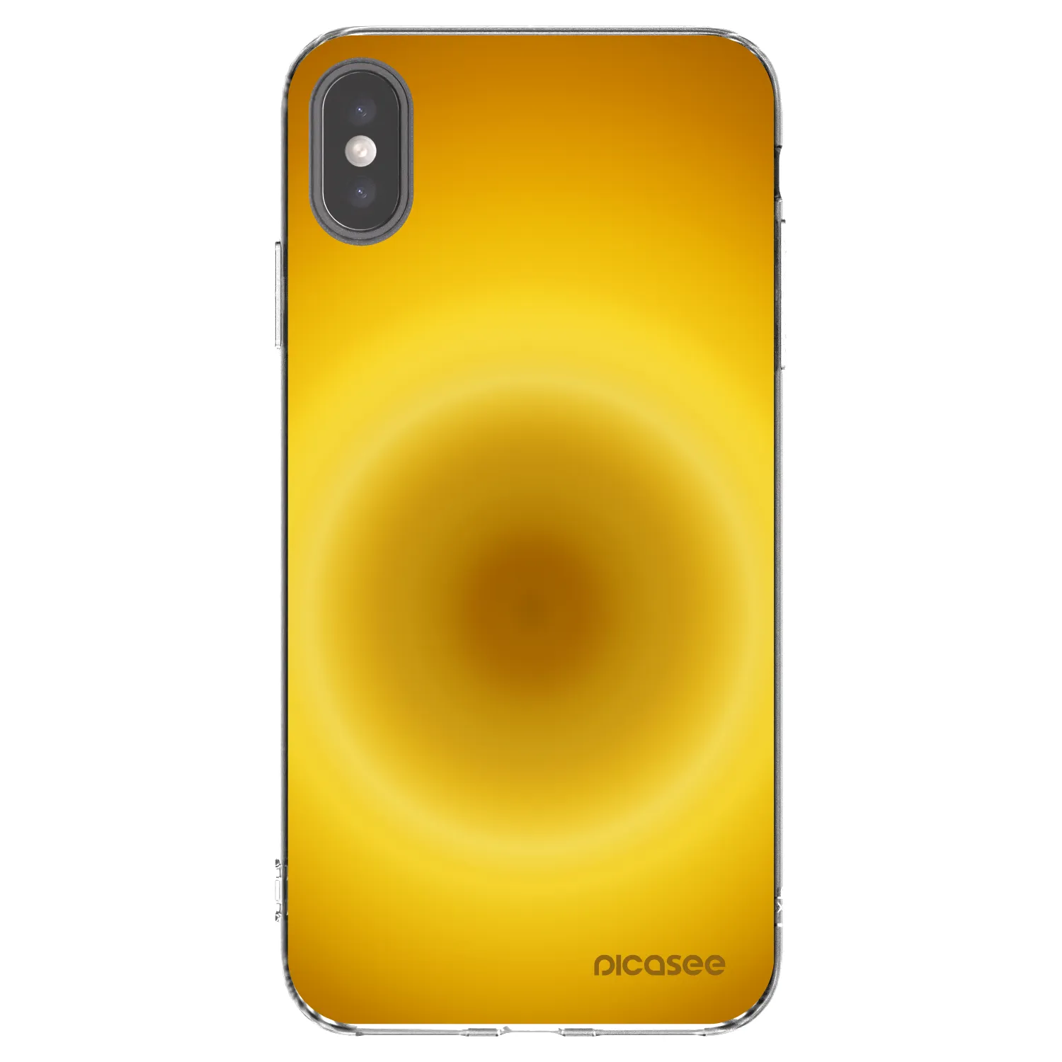 Picasee silikónový prehľadný obal pre Apple iPhone XS Max - Solar Pulse