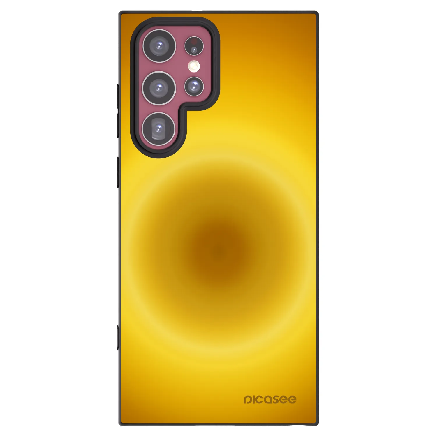Picasee silikónový čierny obal pre Samsung Galaxy S22 Ultra 5G - Solar Pulse