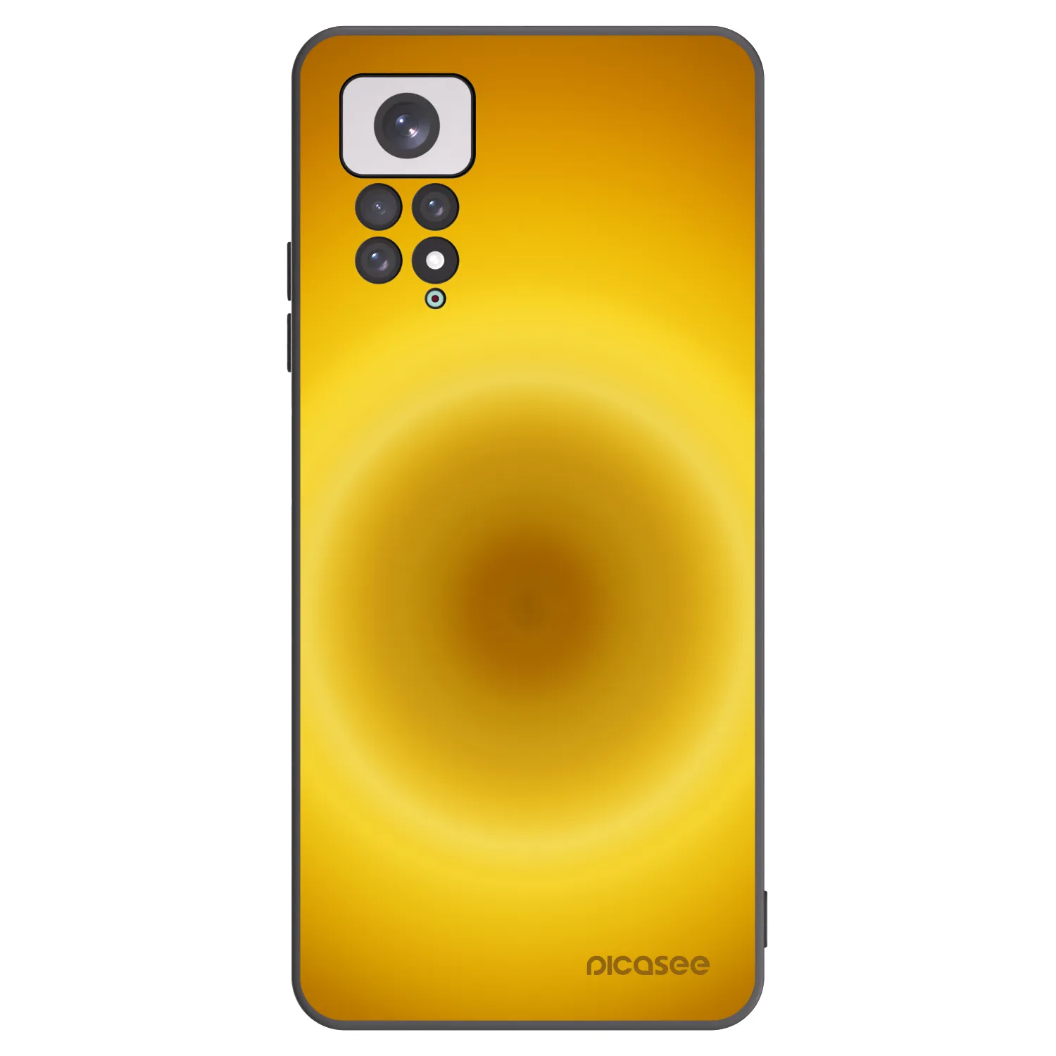 Picasee silikónový čierny obal pre Xiaomi Redmi Note 11 - Solar Pulse