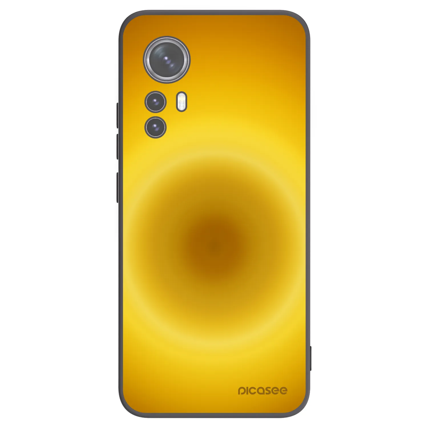 Picasee silikónový čierny obal pre Xiaomi 12 - Solar Pulse