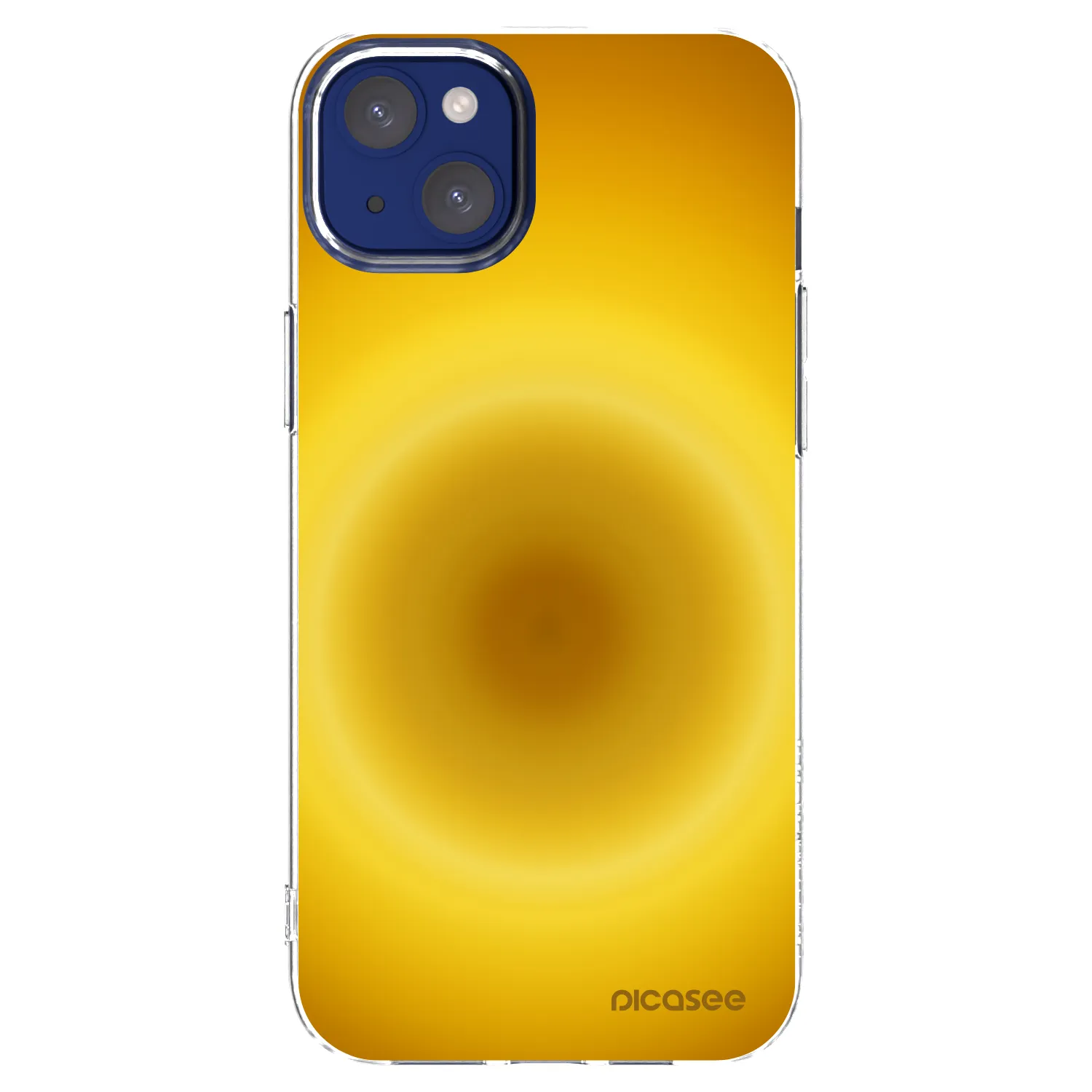 Picasee silikónový prehľadný obal pre Apple iPhone 14 Plus - Solar Pulse