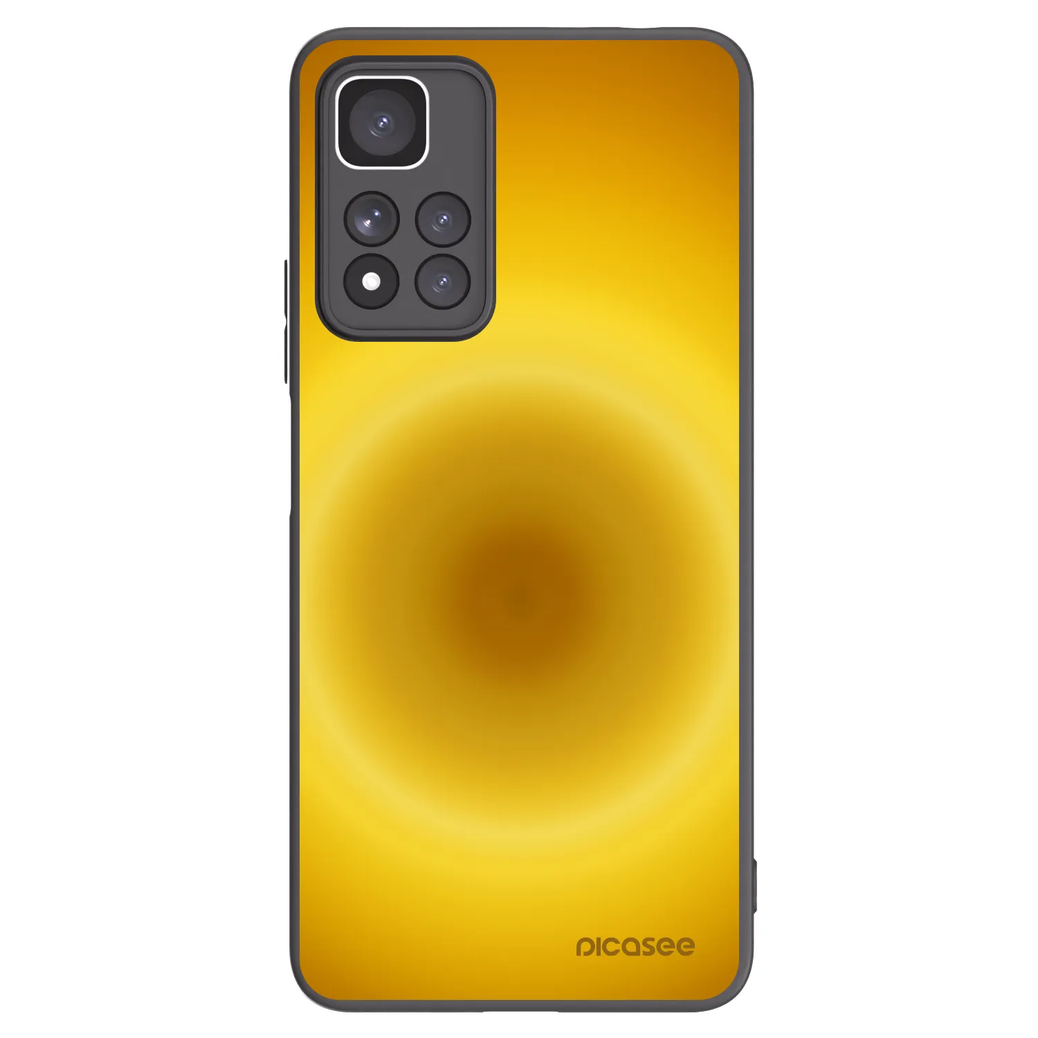Picasee silikónový čierny obal pre Xiaomi Redmi Note 11 Pro+ 5G - Solar Pulse