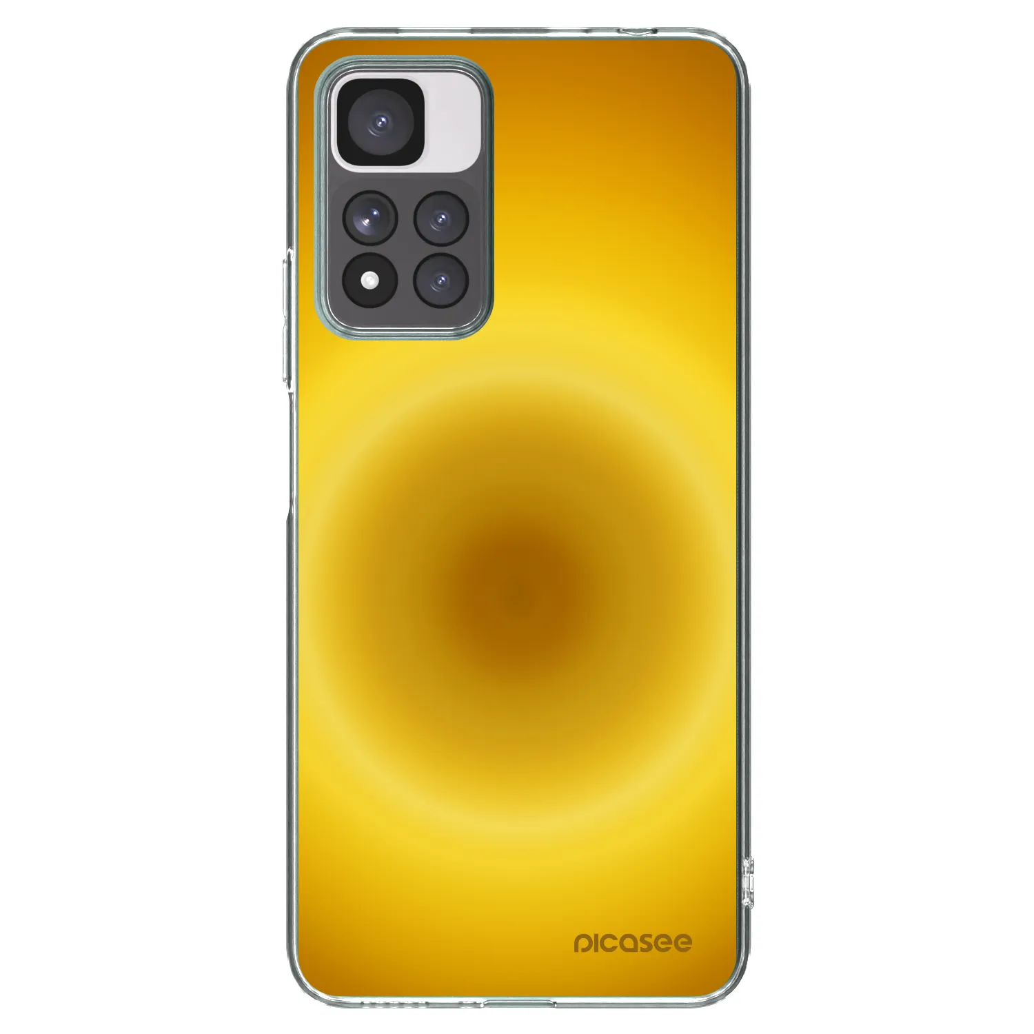 Picasee silikónový prehľadný obal pre Xiaomi Redmi Note 11 Pro+ 5G - Solar Pulse