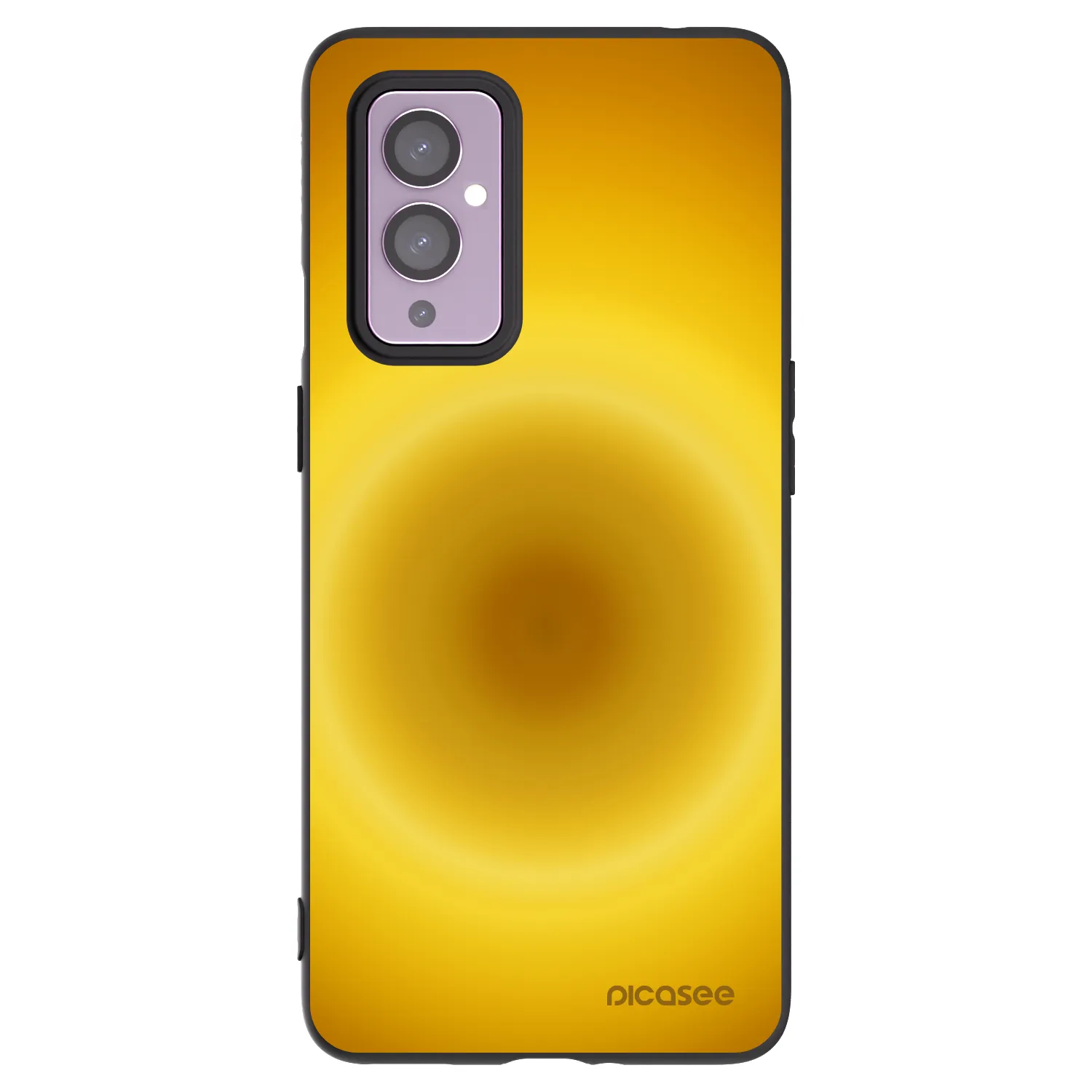 Picasee silikónový čierny obal pre OnePlus 9 - Solar Pulse