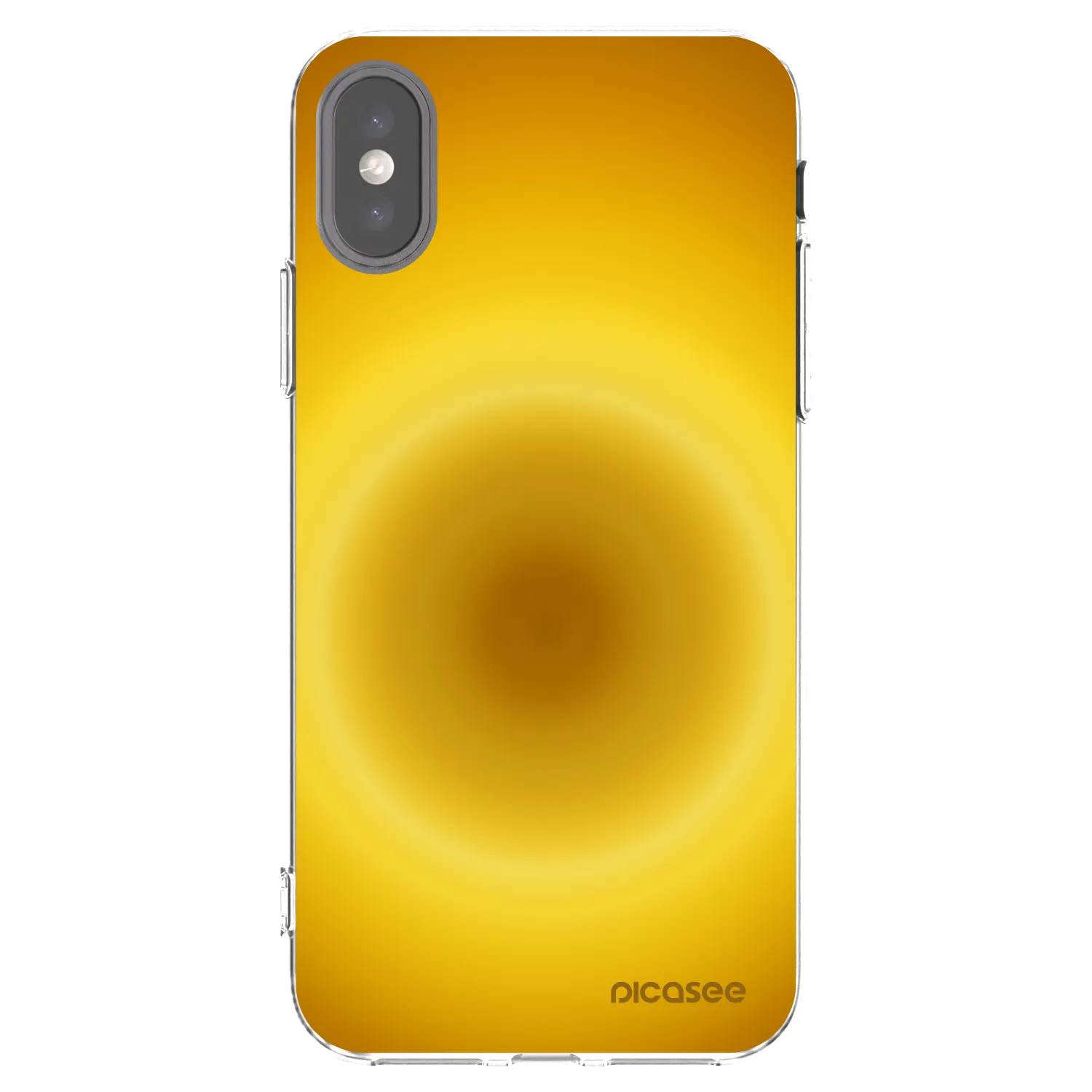 Picasee silikónový prehľadný obal pre Apple iPhone X/XS - Solar Pulse