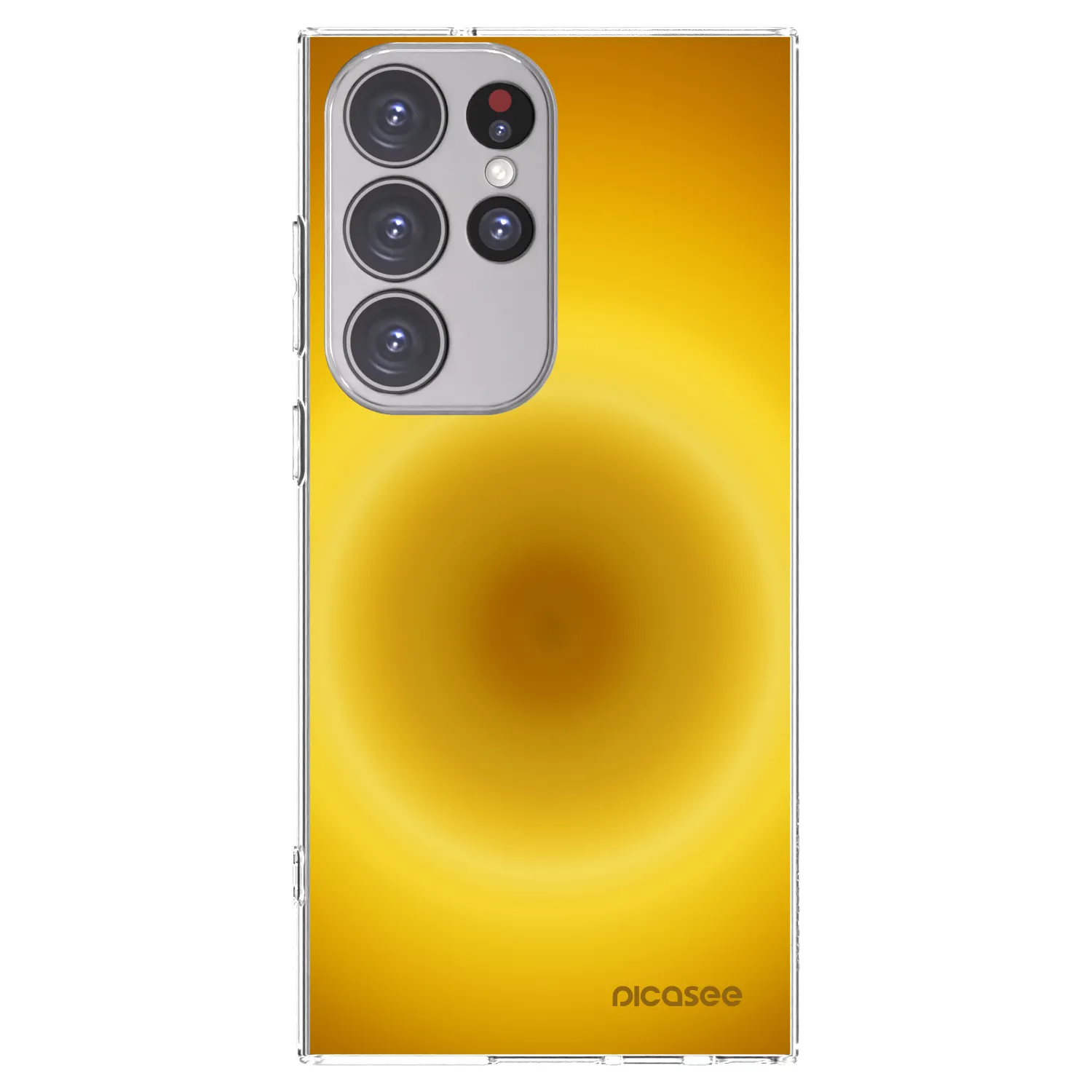 Picasee silikónový prehľadný obal pre Samsung Galaxy S23 Ultra 5G - Solar Pulse