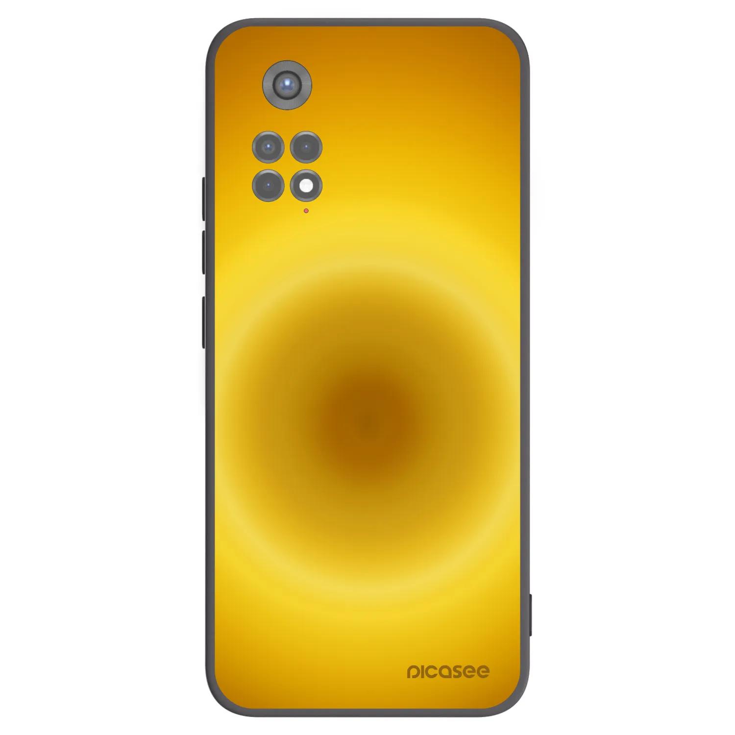 Picasee silikónový čierny obal pre Xiaomi Redmi Note 11S 5G - Solar Pulse