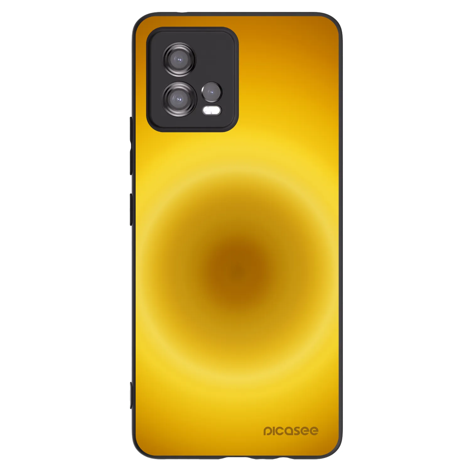 Picasee silikónový čierny obal pre Motorola Moto G72 - Solar Pulse