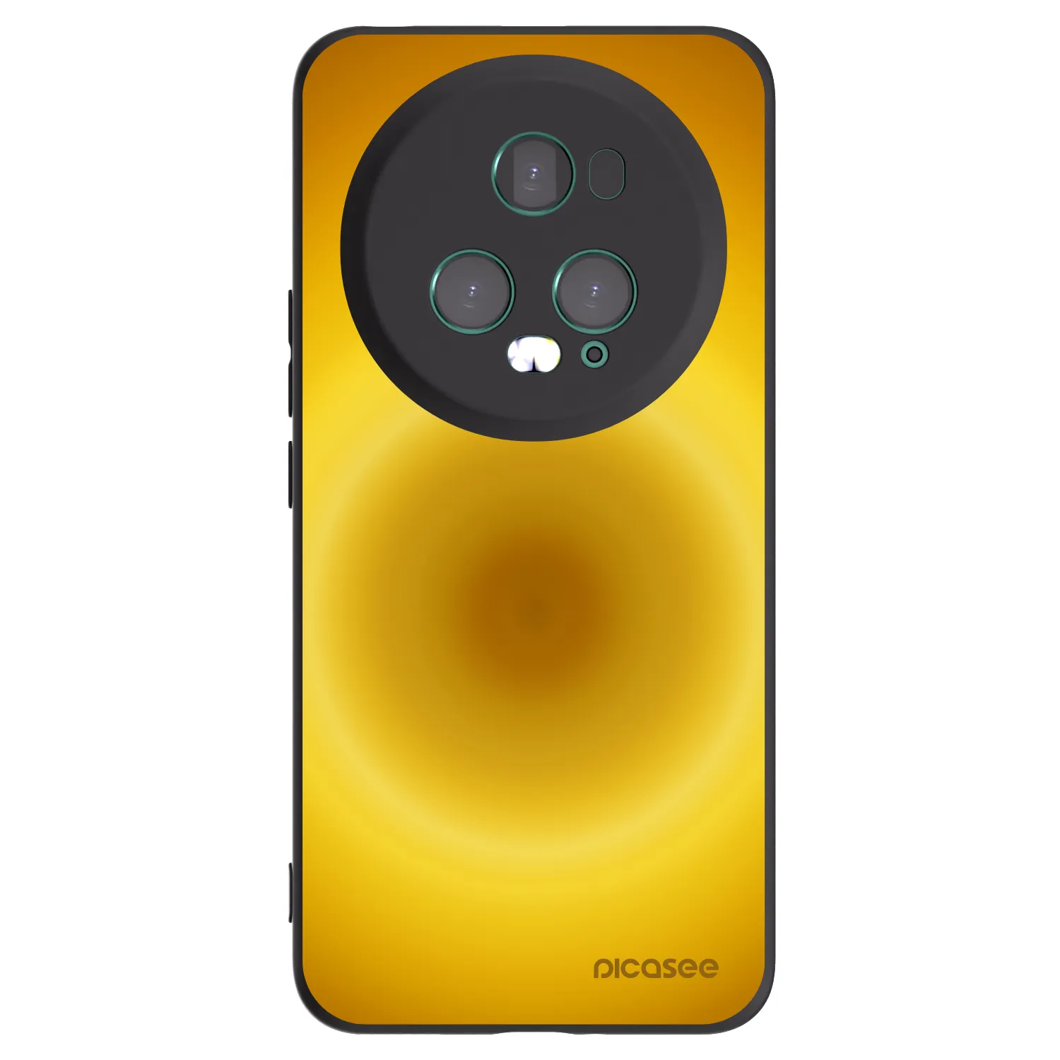 Picasee silikónový čierny obal pre Honor Magic5 Pro - Solar Pulse