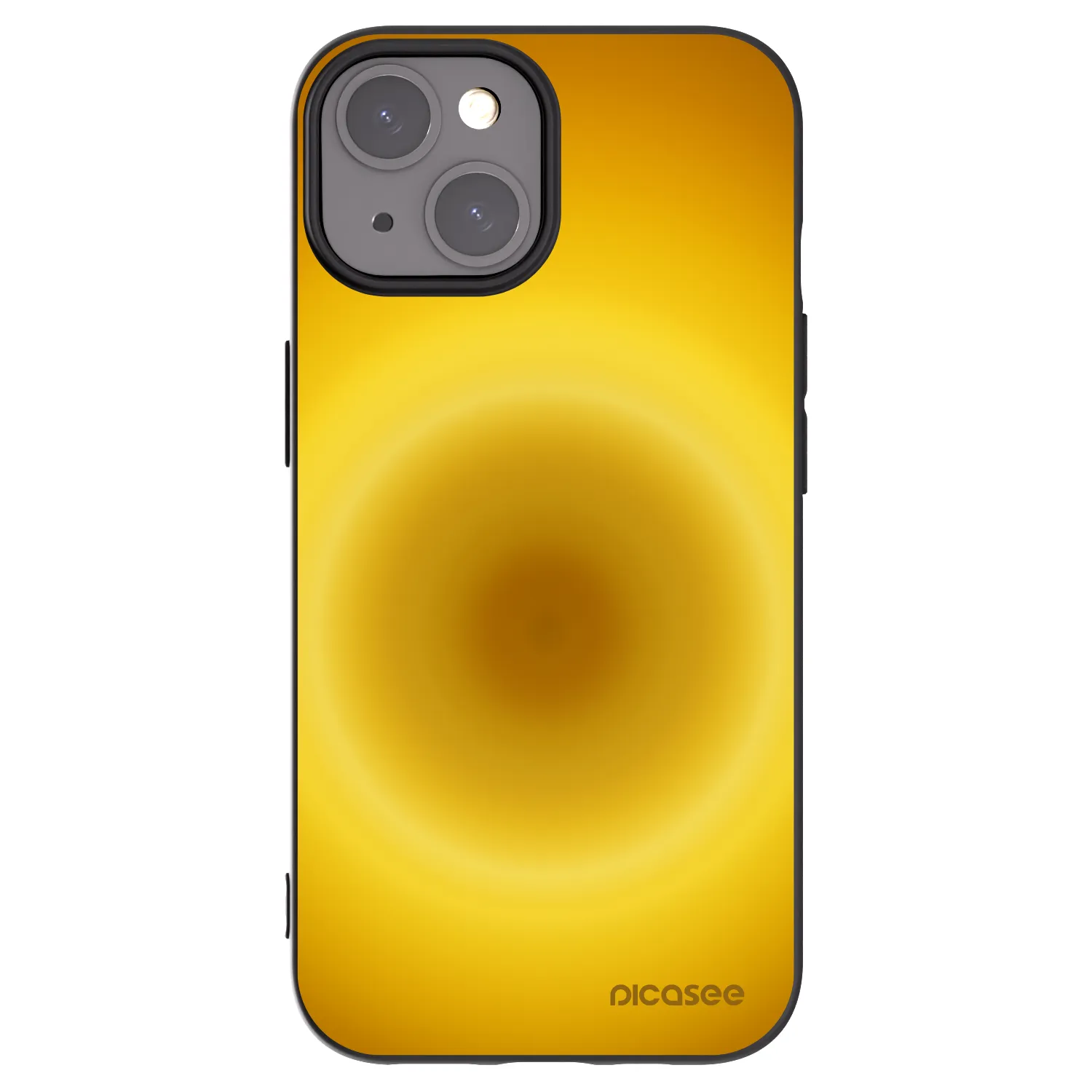 Silikónový čierny obal pre Apple iPhone 15 - Solar Pulse
