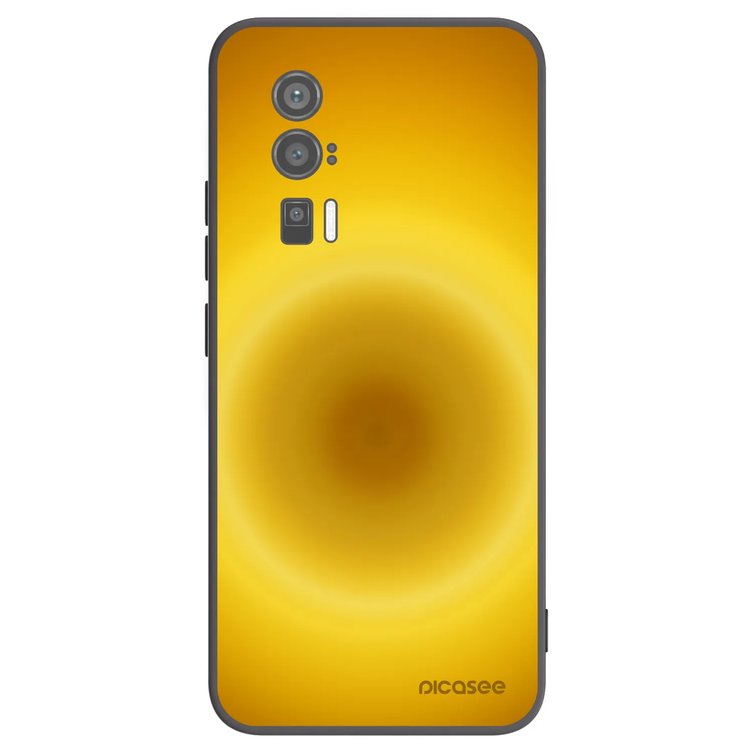 Picasee silikónový čierny obal pre Xiaomi Poco F5 Pro 5G - Solar Pulse