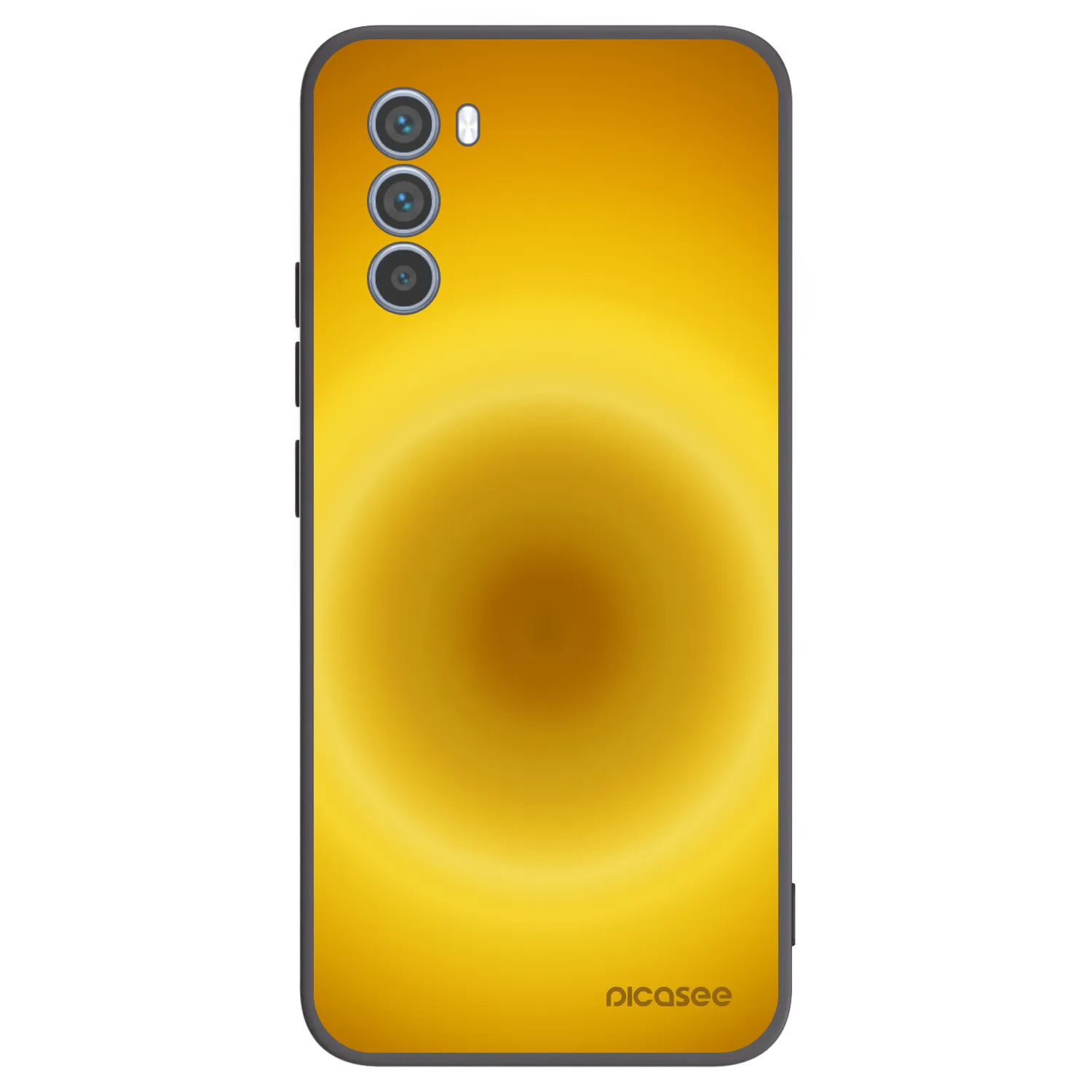 Picasee silikónový čierny obal pre Motorola Moto G62 - Solar Pulse