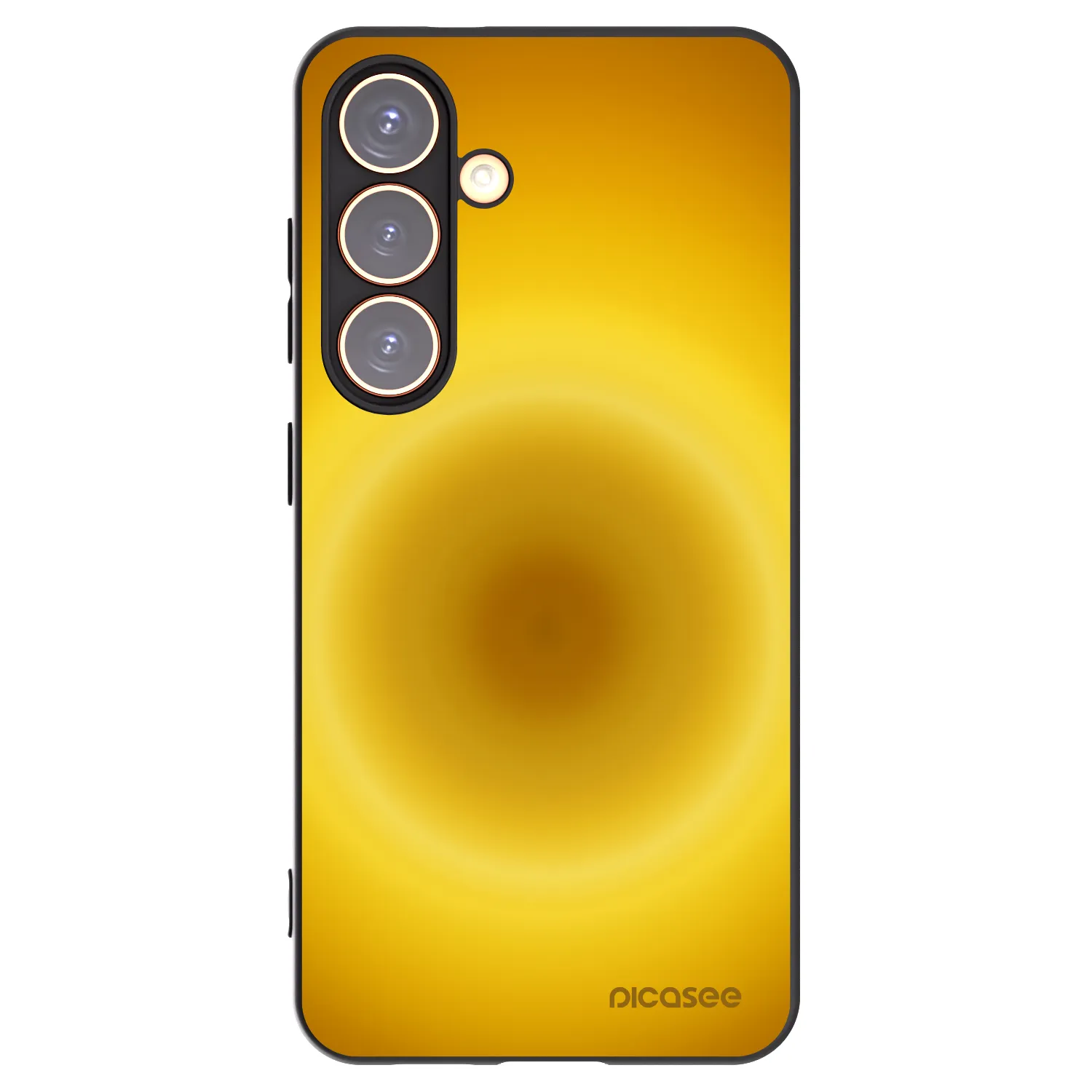 Picasee silikónový čierny obal pre Samsung Galaxy S24 S921B 5G - Solar Pulse