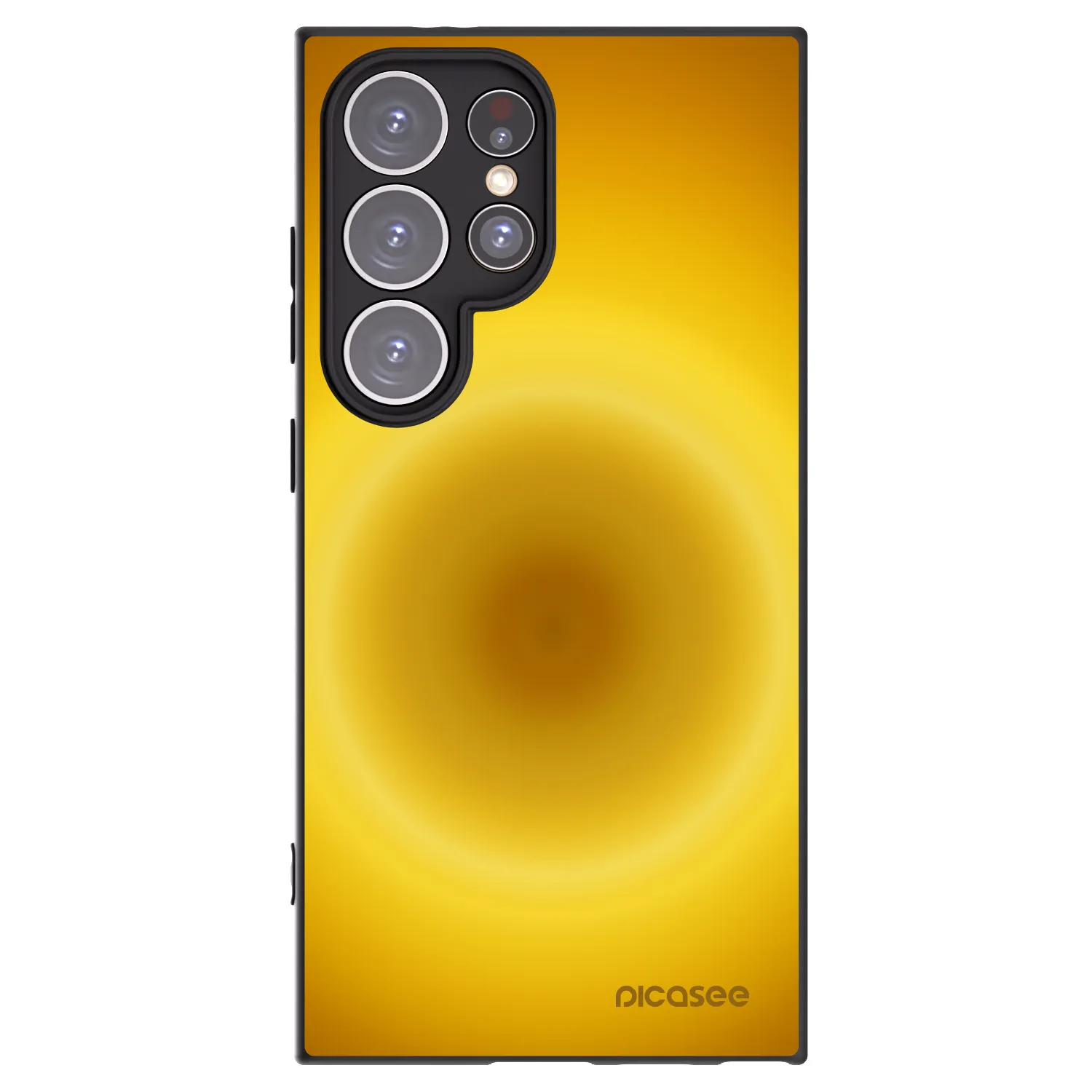 Picasee silikónový čierny obal pre Samsung Galaxy S24 Ultra S928B 5G - Solar Pulse