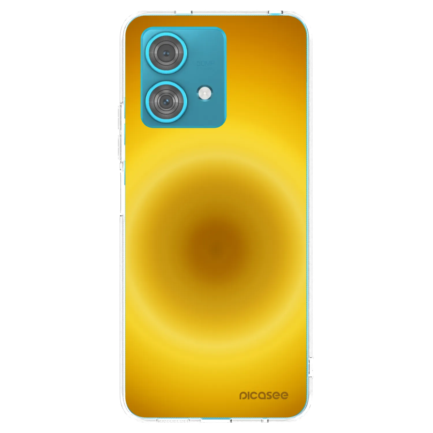 Picasee silikónový prehľadný obal pre Motorola Edge 40 Neo - Solar Pulse