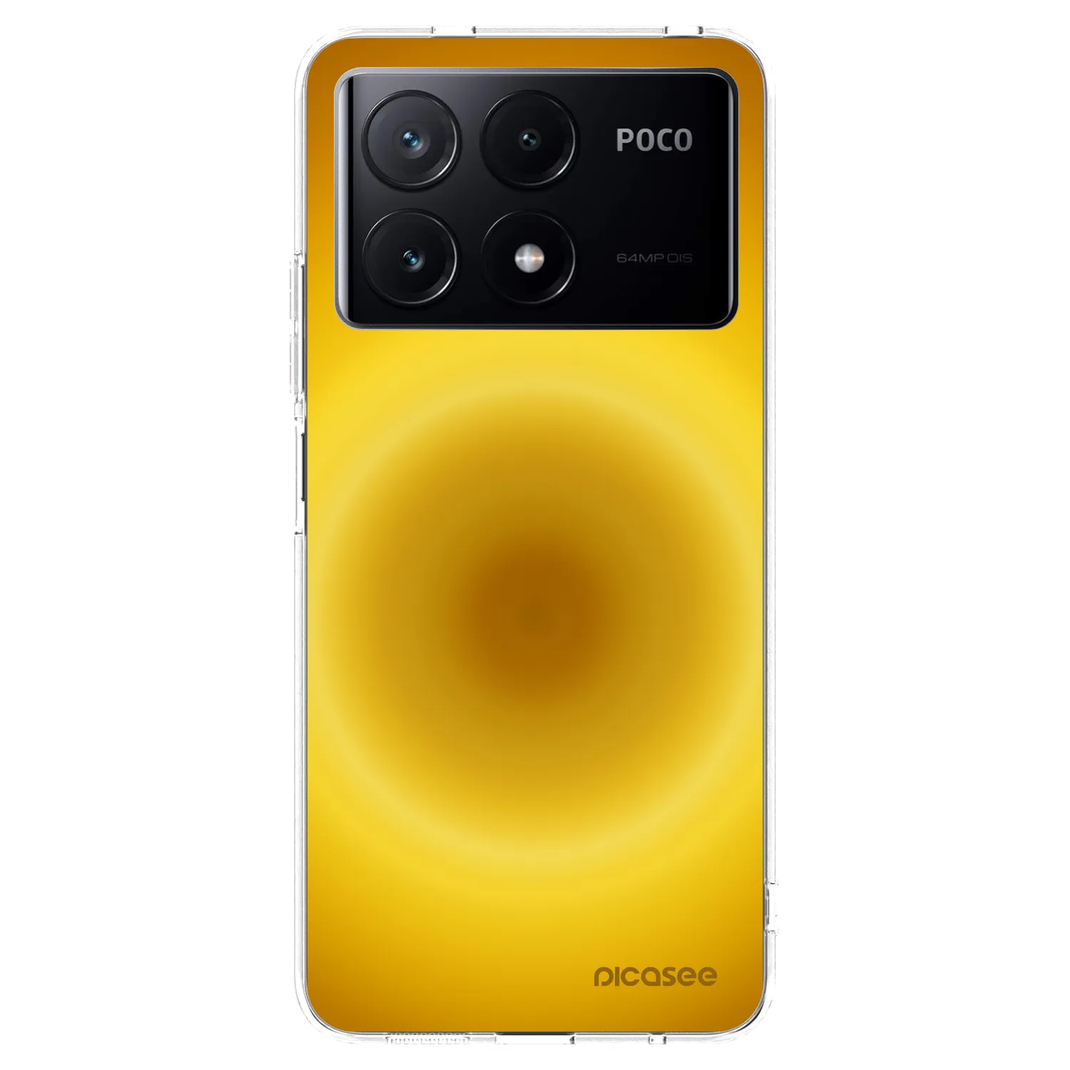 Picasee silikónový prehľadný obal pre Xiaomi Poco X6 Pro - Solar Pulse