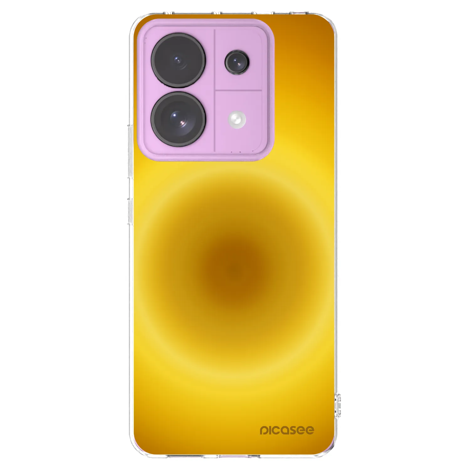 Picasee silikónový prehľadný obal pre Xiaomi Redmi Note 13 Pro 5G - Solar Pulse