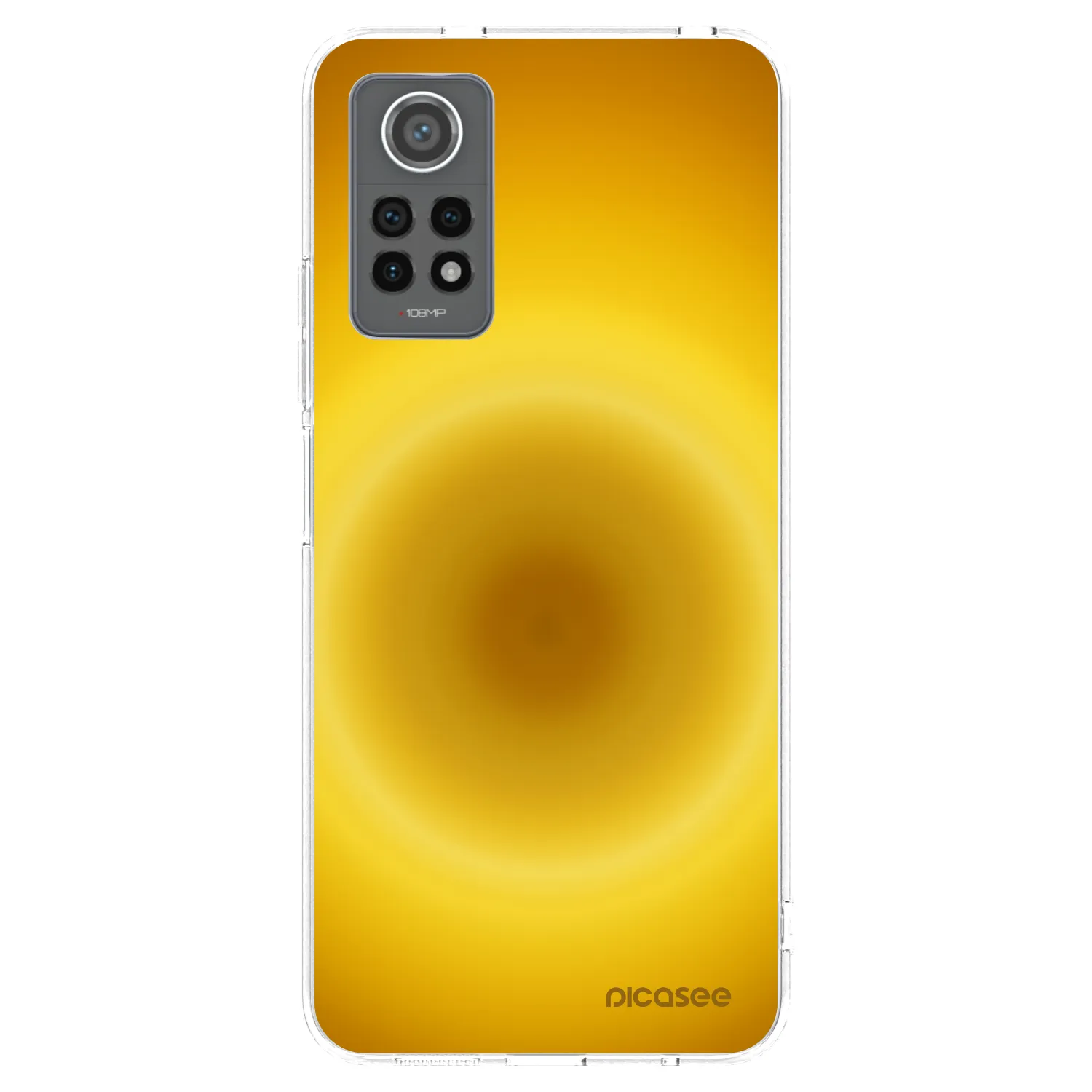 Picasee silikónový prehľadný obal pre Xiaomi Redmi Note 12 Pro 4G - Solar Pulse