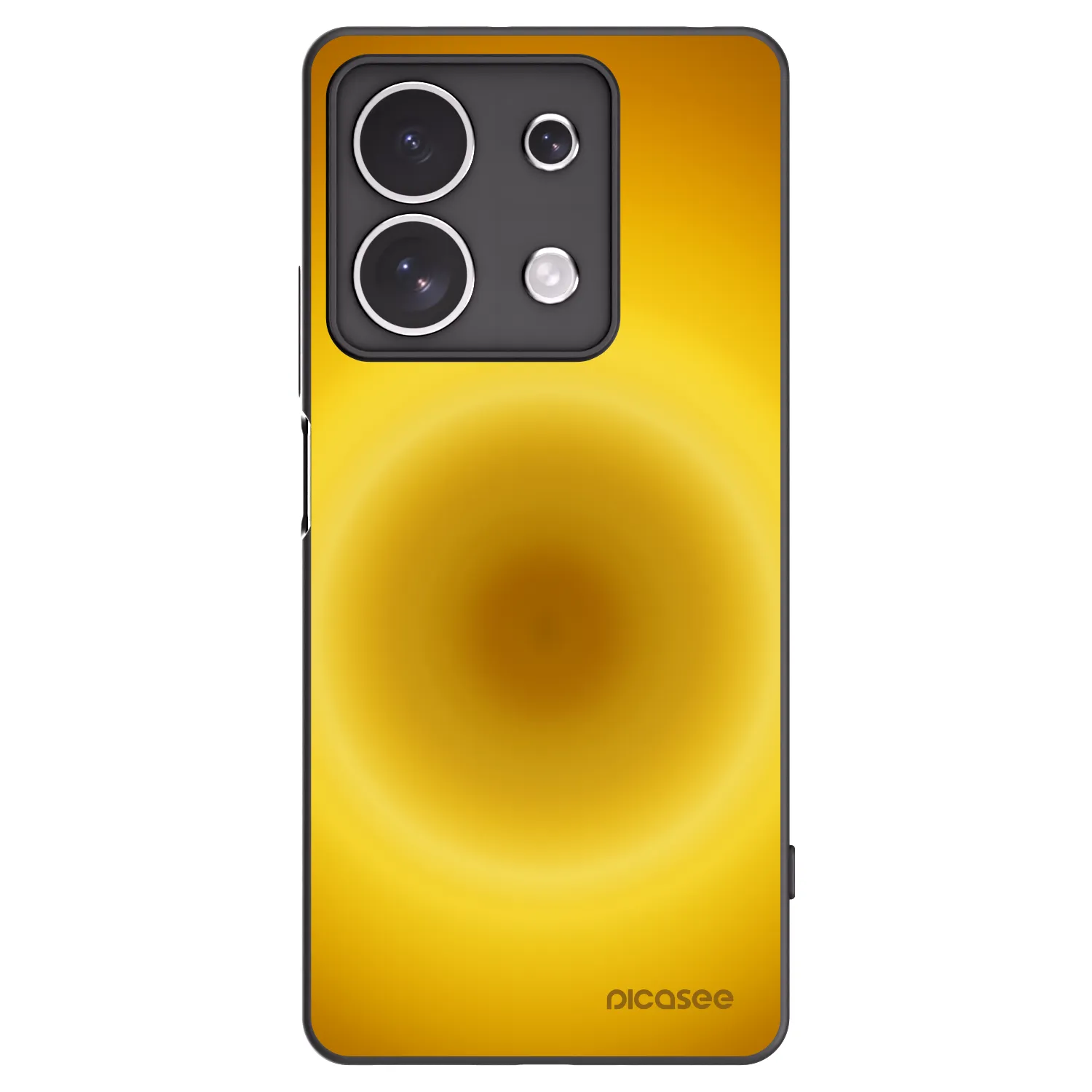 Picasee silikónový čierny obal pre Xiaomi Redmi Note 13 4G - Solar Pulse