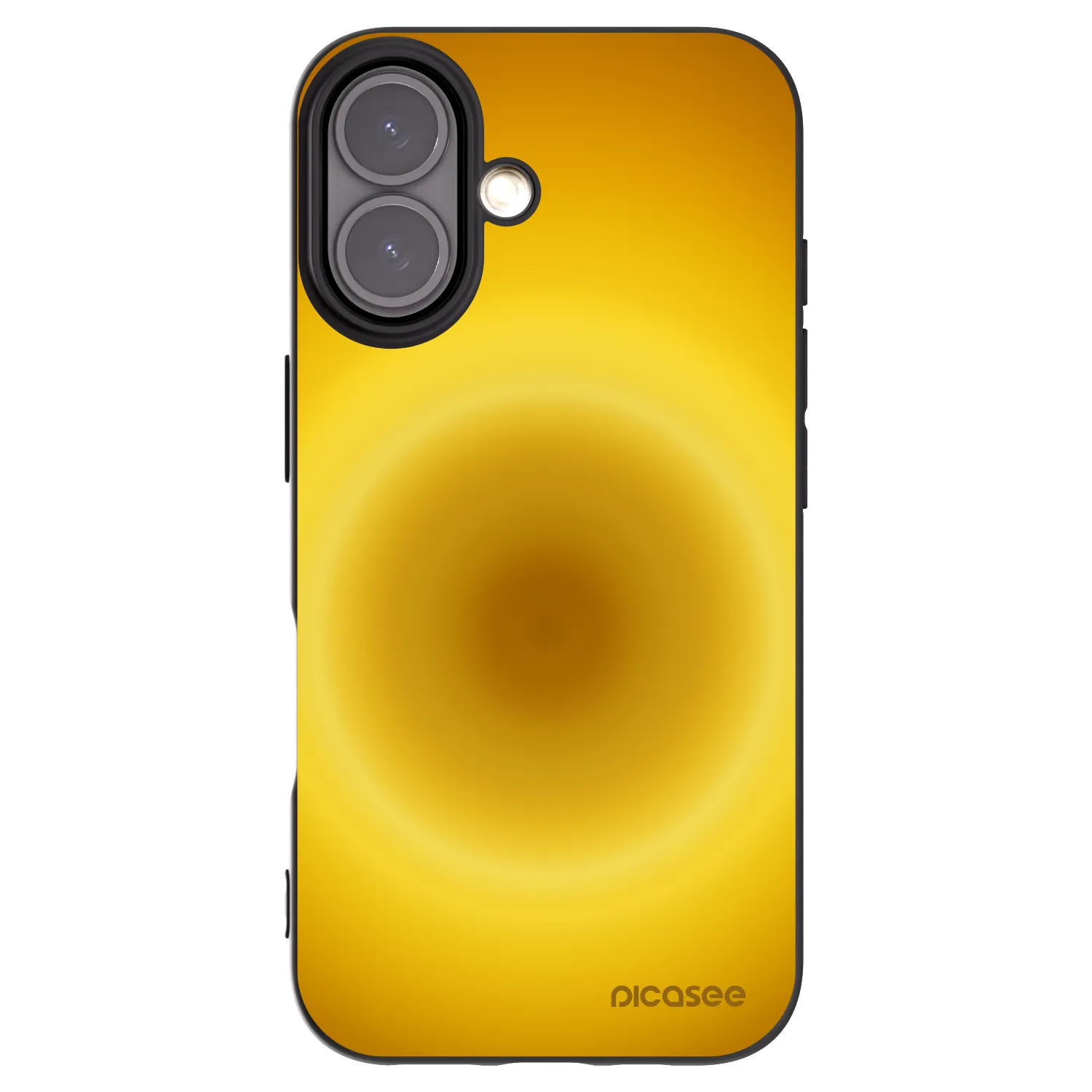 Picasee silikónový čierny obal pre Apple iPhone 16 - Solar Pulse