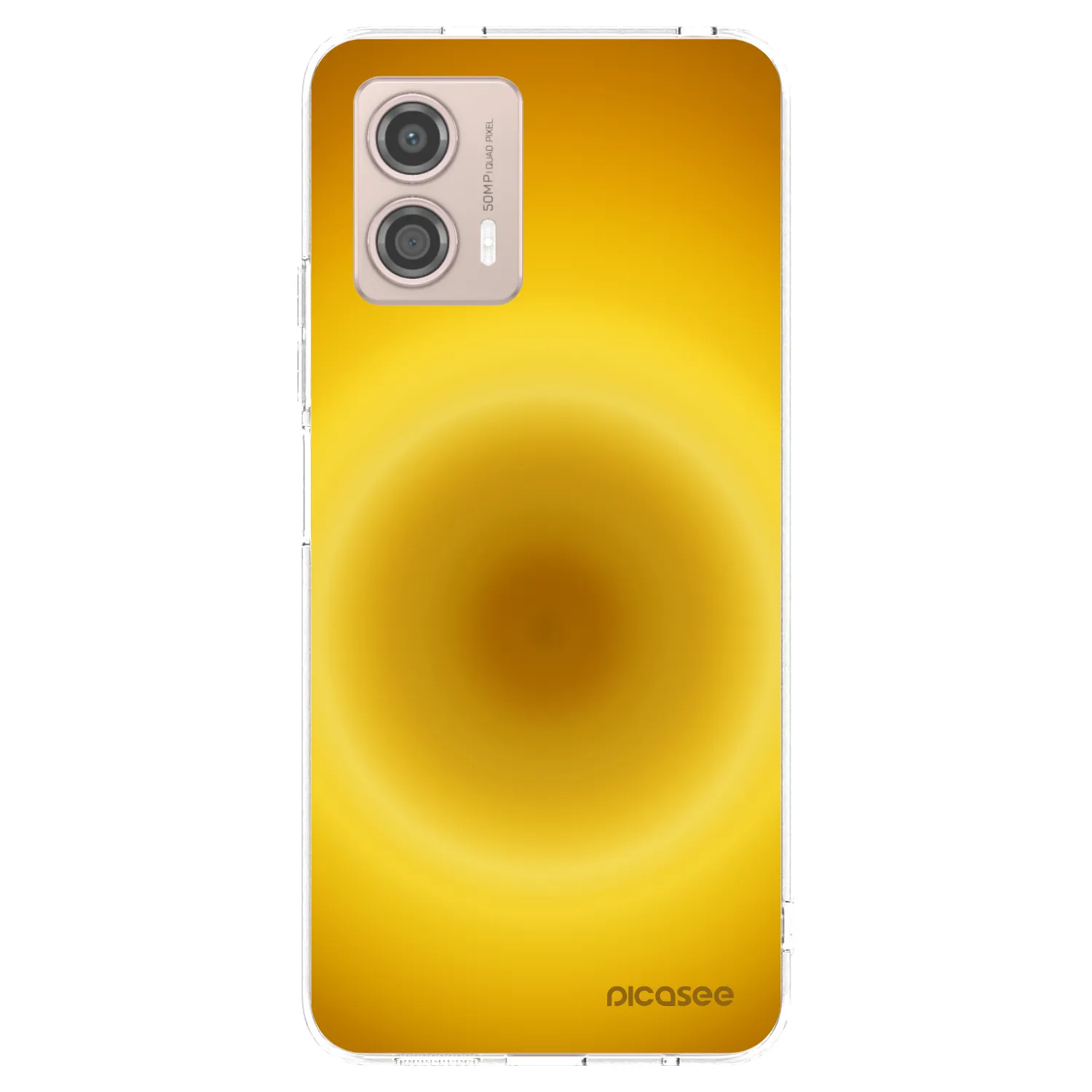 Picasee silikónový prehľadný obal pre Motorola Moto G53 5G - Solar Pulse