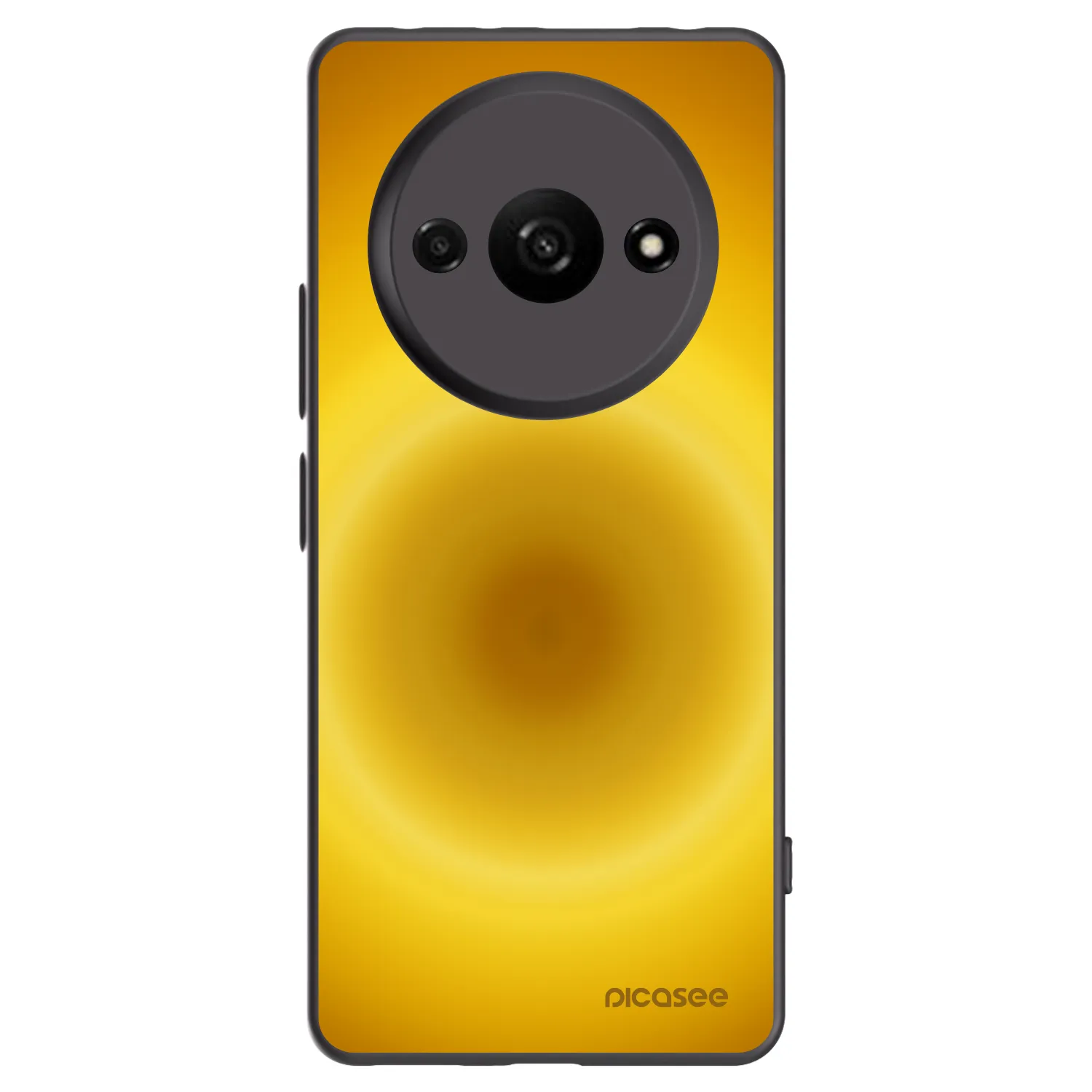 Picasee silikónový čierny obal pre Xiaomi Redmi A3 - Solar Pulse