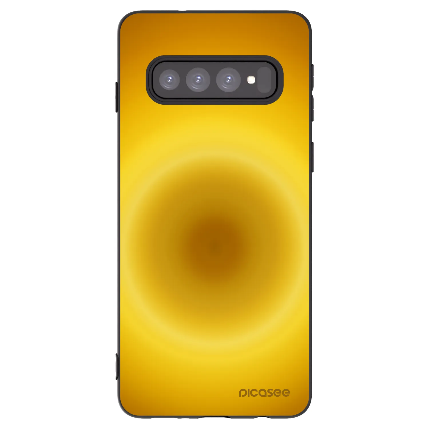 Picasee silikónový čierny obal pre Samsung Galaxy S10 G973 - Solar Pulse