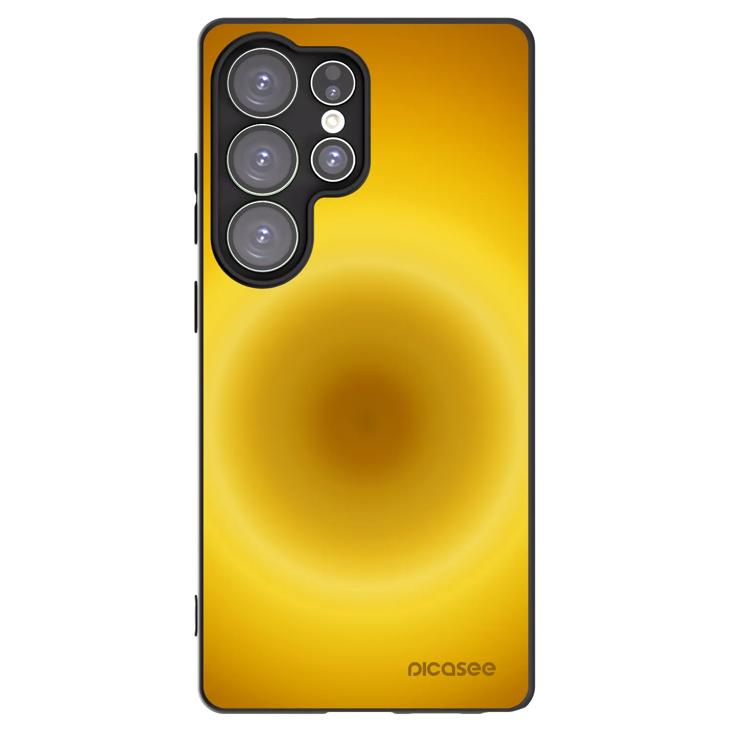 Picasee silikónový čierny obal pre Samsung Galaxy S25 Ultra 5G - Solar Pulse