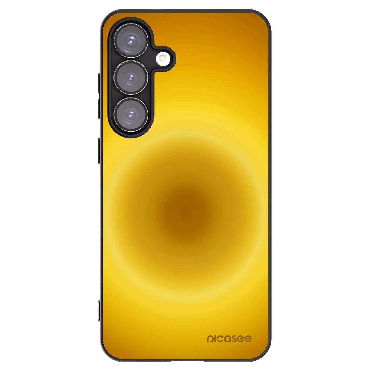 Picasee silikónový čierny obal pre Samsung Galaxy S25+ 5G - Solar Pulse