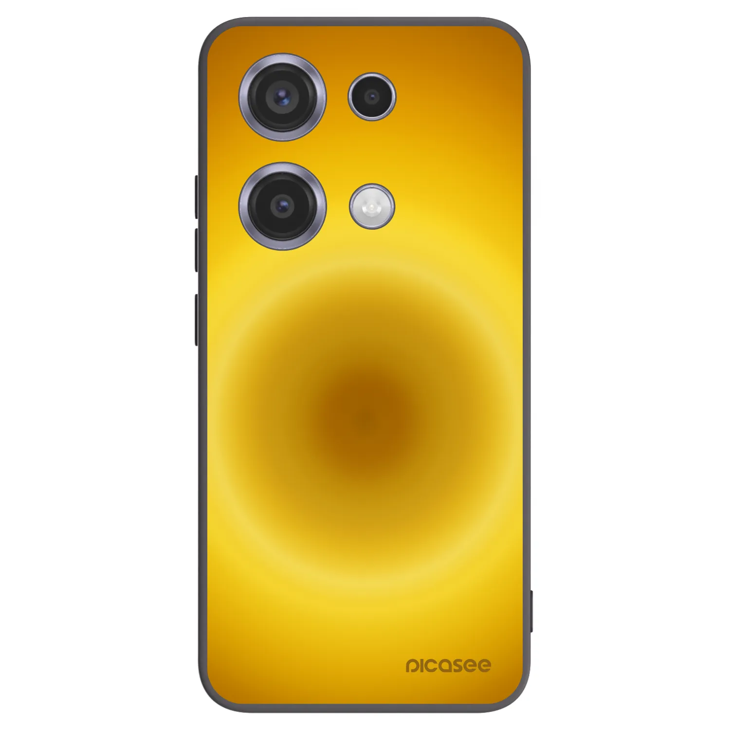 Picasee silikónový čierny obal pre Xiaomi Redmi Note 14S - Solar Pulse