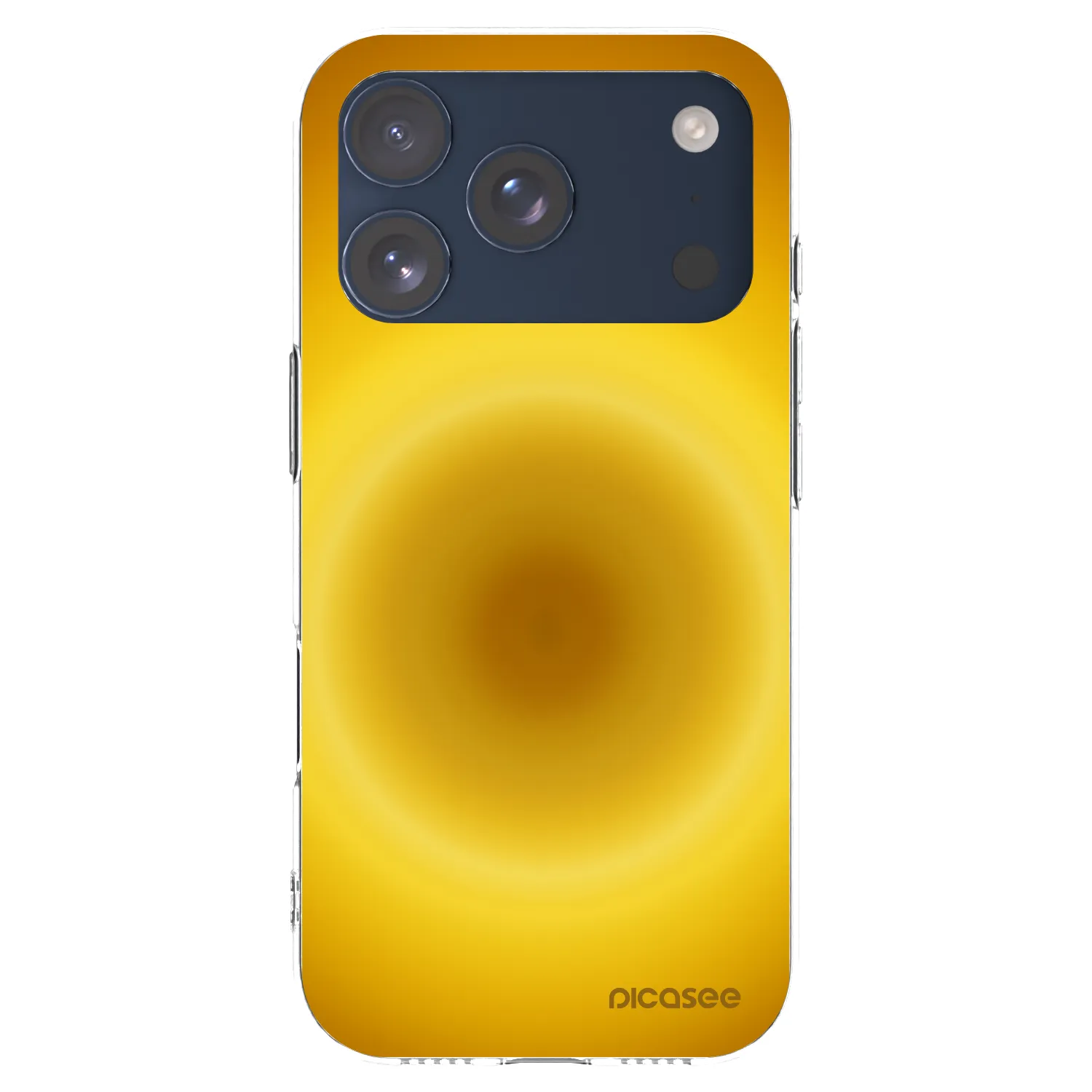 Picasee silikónový prehľadný obal pre Apple iPhone 17 Pro - Solar Pulse