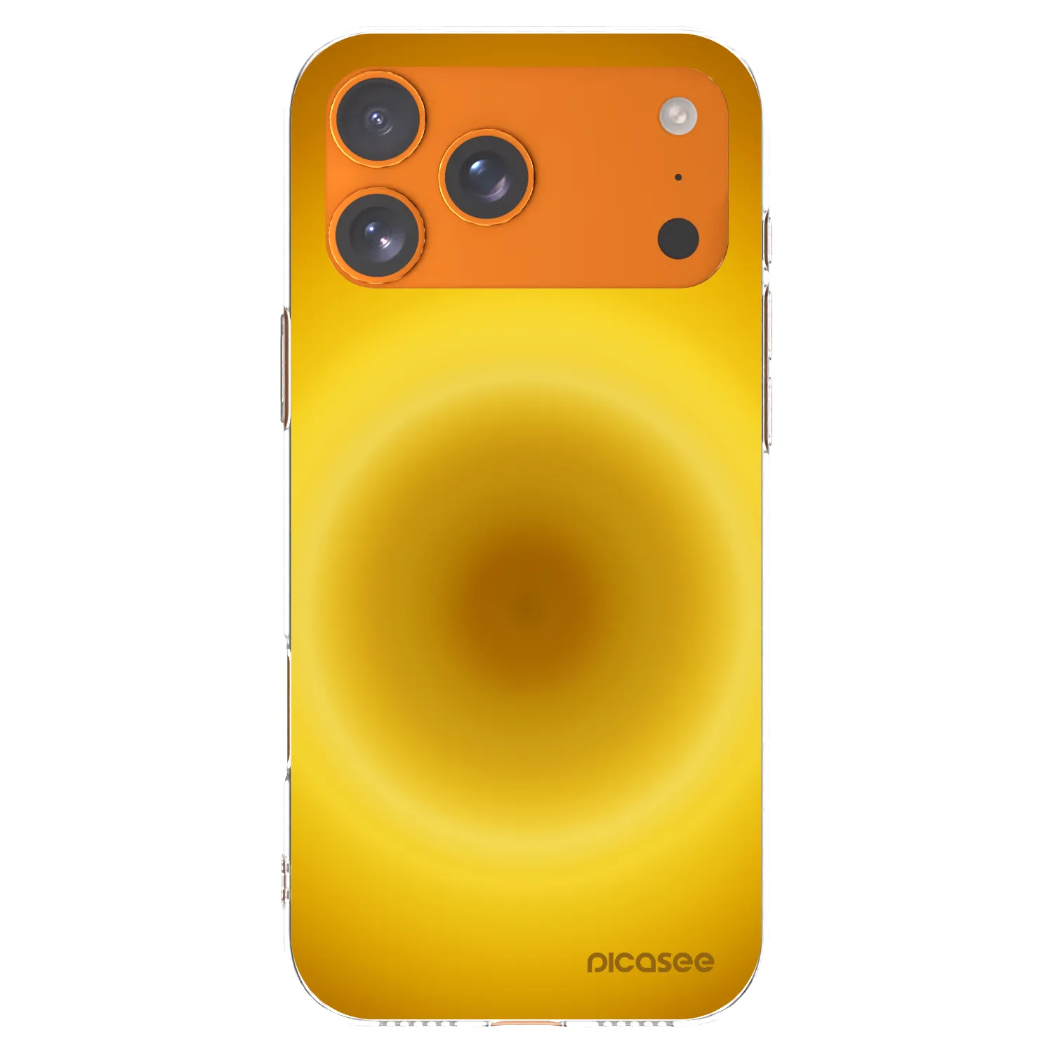 Picasee silikónový prehľadný obal pre Apple iPhone 17 Pro Max - Solar Pulse