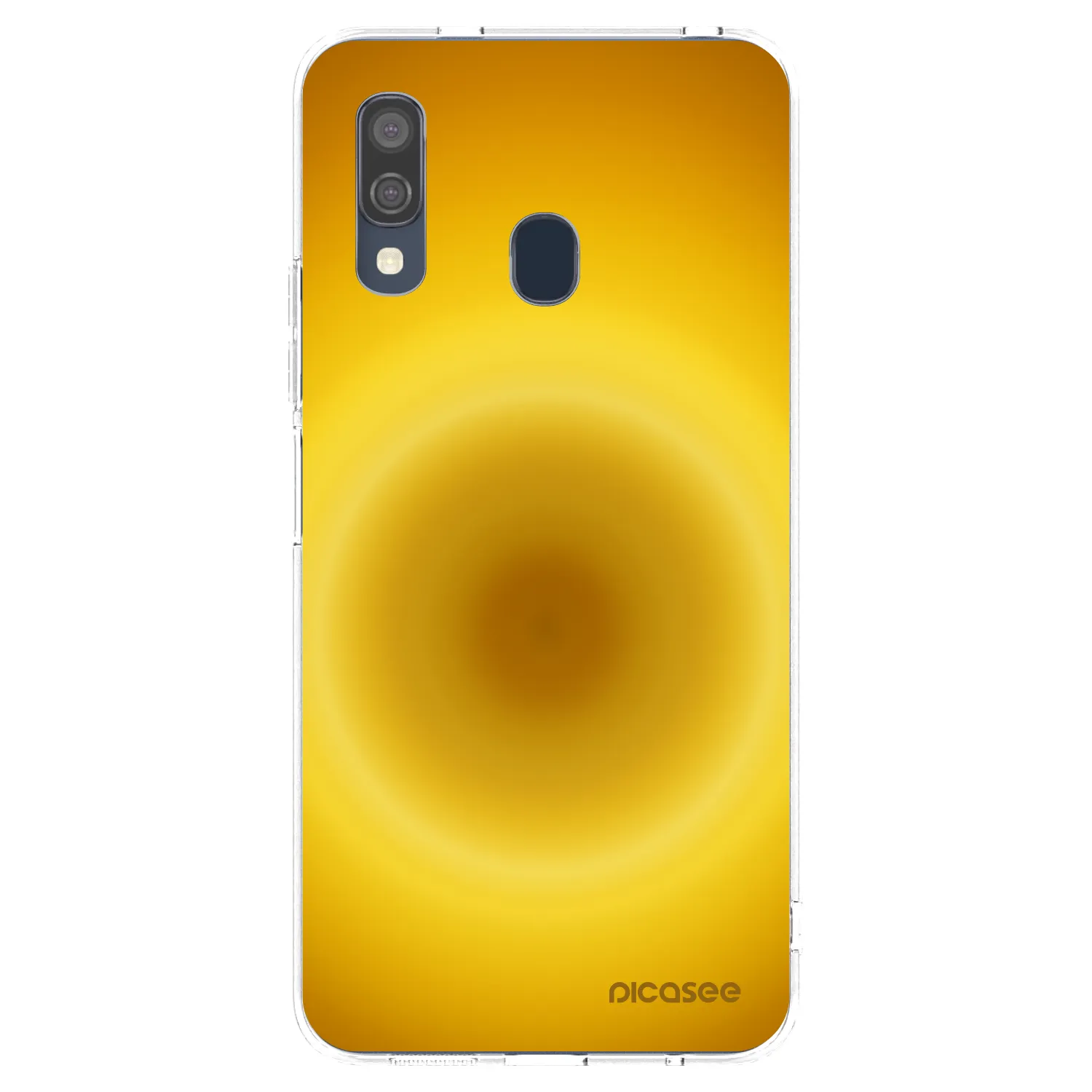 Picasee silikónový prehľadný obal pre Samsung Galaxy A40 A405F - Solar Pulse