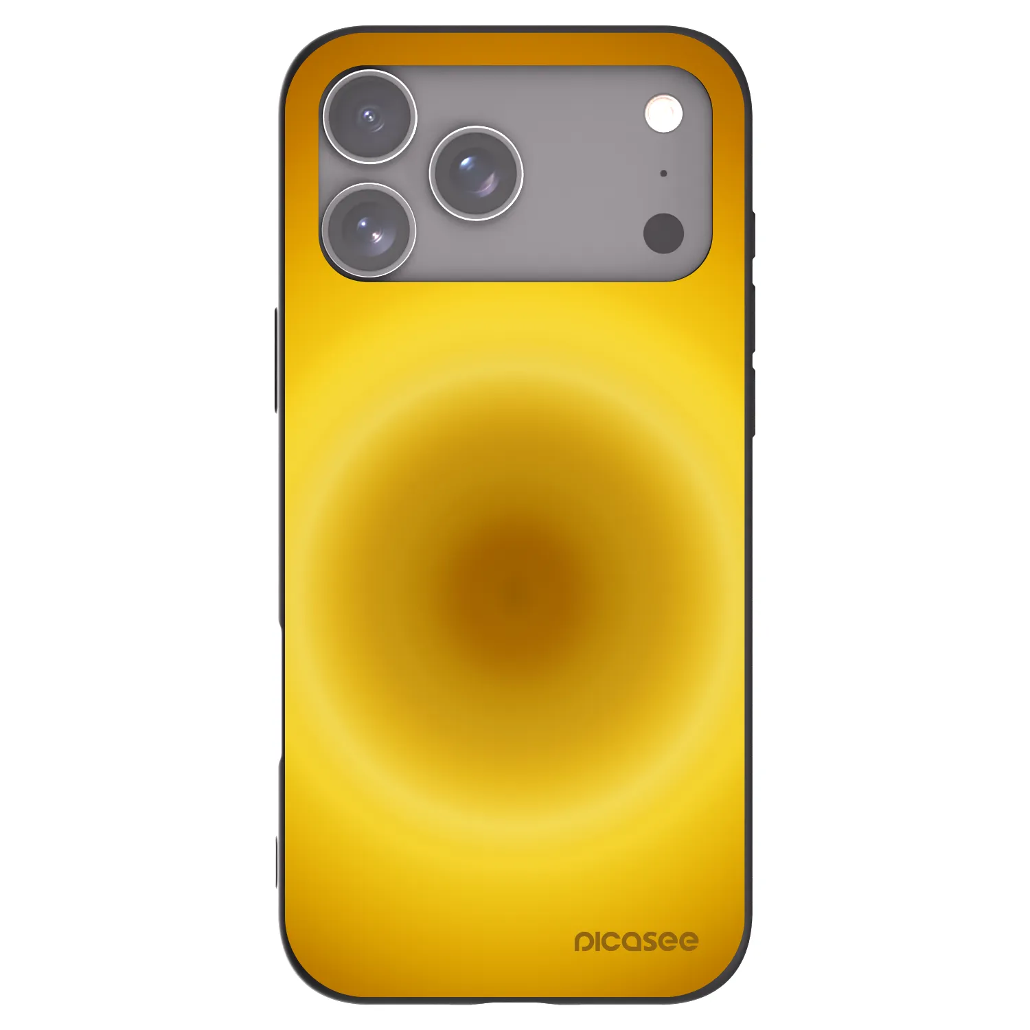 Picasee silikónový čierny obal pre Apple iPhone 18 Pro Max - Solar Pulse