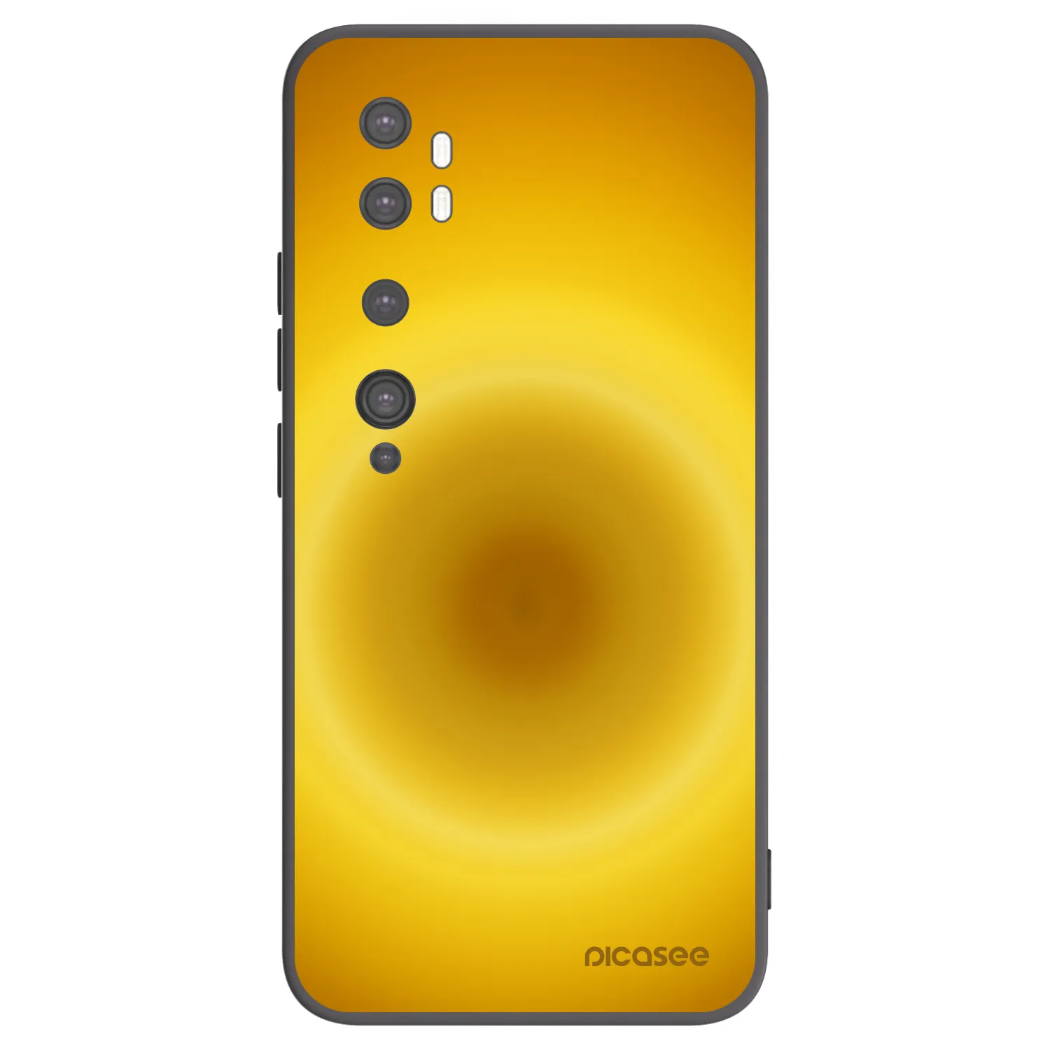 Picasee silikónový čierny obal pre Xiaomi Mi Note 10 (Pro) - Solar Pulse