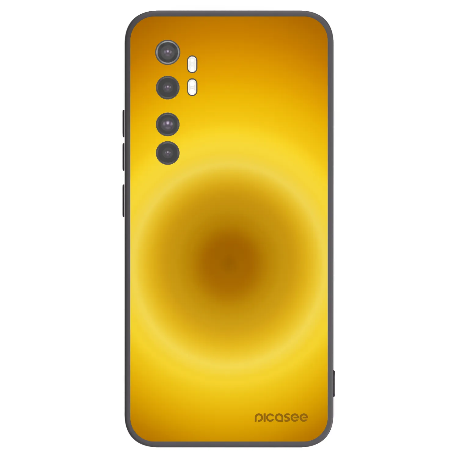 Picasee silikónový čierny obal pre Xiaomi Mi Note 10 Lite - Solar Pulse