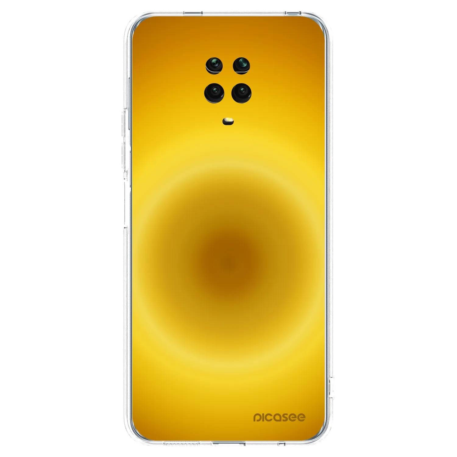 Picasee silikónový prehľadný obal pre Xiaomi Redmi Note 9S - Solar Pulse