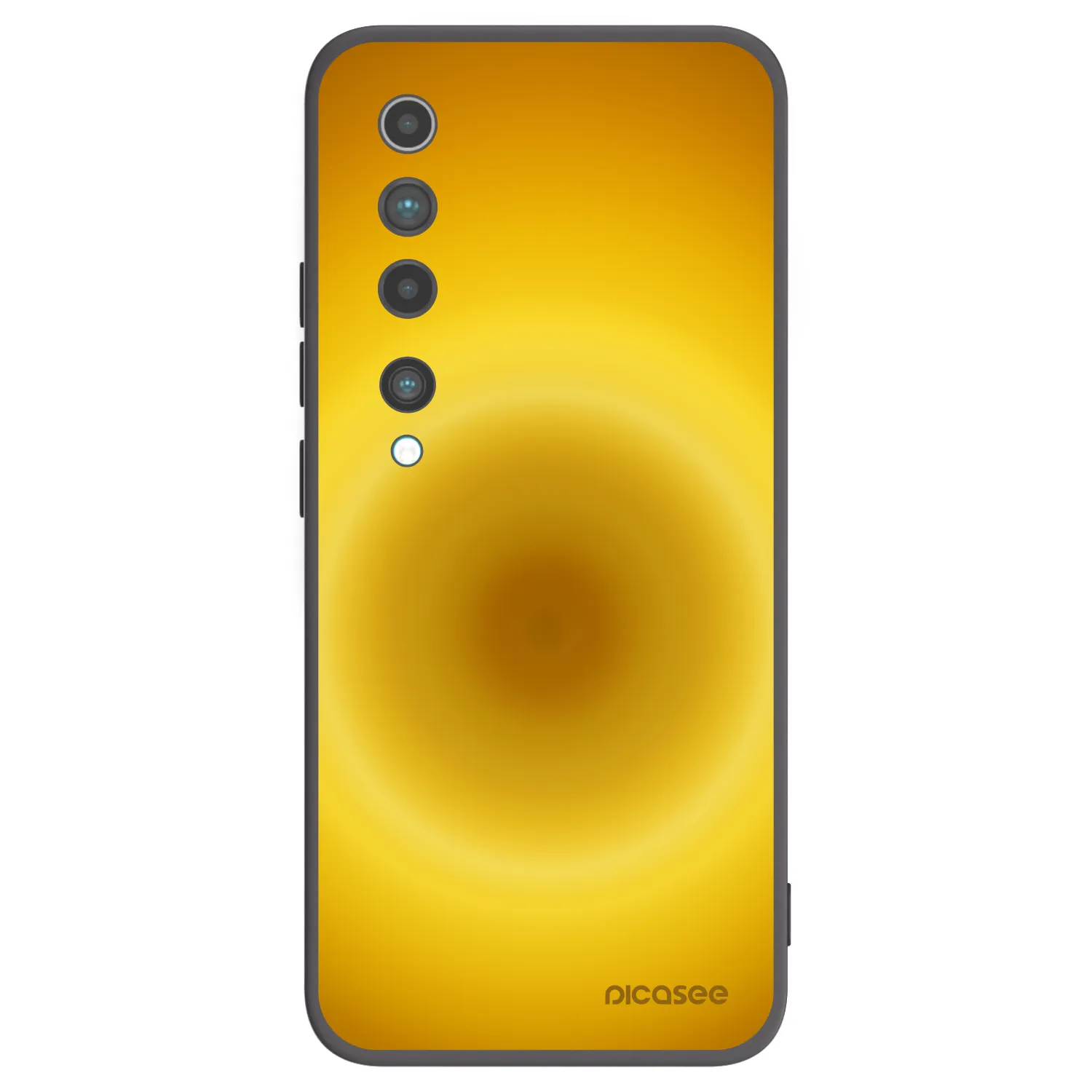 Picasee silikónový čierny obal pre Xiaomi Mi 10 - Solar Pulse