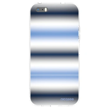 Picasee silikónový prehľadný obal pre Apple iPhone 5/5S/SE - Static Lines