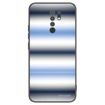 Picasee silikónový čierny obal pre Xiaomi Redmi 9 - Static Lines