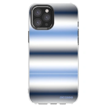 Picasee silikónový prehľadný obal pre Apple iPhone 12 Pro Max - Static Lines