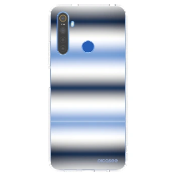 Picasee silikónový prehľadný obal pre Realme 5 - Static Lines