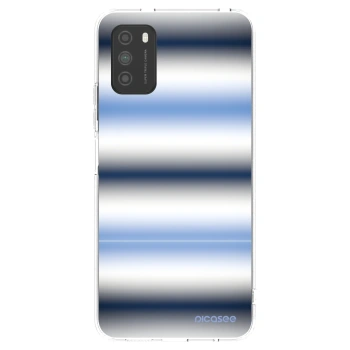 Picasee silikónový prehľadný obal pre Xiaomi Poco M3 - Static Lines