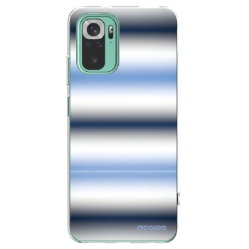 Picasee silikónový prehľadný obal pre Xiaomi Redmi Note 10 Pro - Static Lines