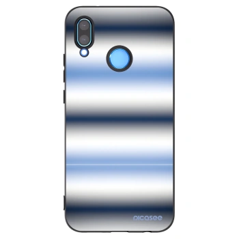 Picasee silikónový čierny obal pre Huawei P20 Lite - Static Lines