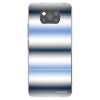 Picasee silikónový čierny obal pre Xiaomi Poco X3 Pro - Static Lines