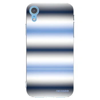 Picasee silikónový prehľadný obal pre Apple iPhone XR - Static Lines